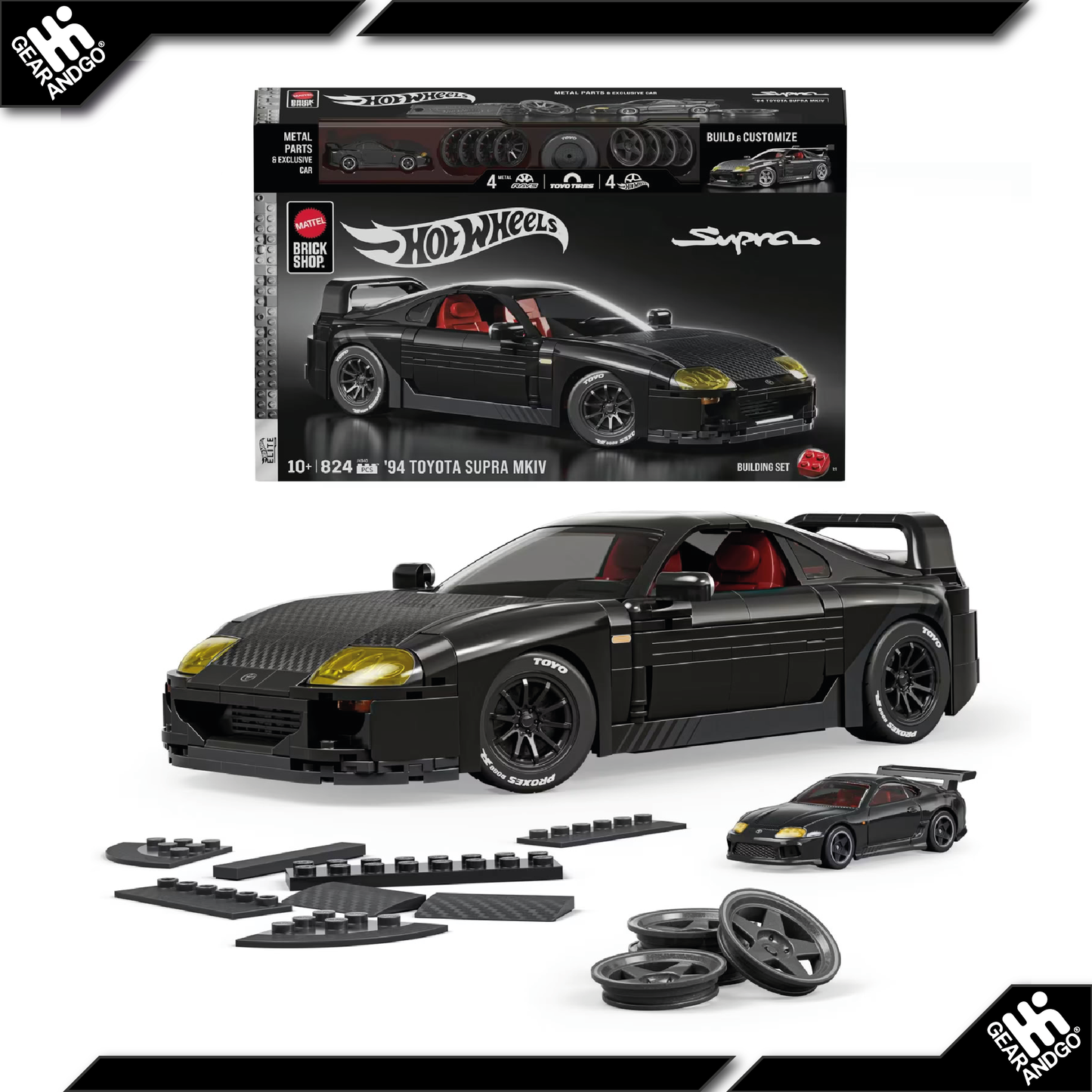 HOT WHEELS BRICK SHOP - 1/16 '94 TOYOTA SUPRA MKIV