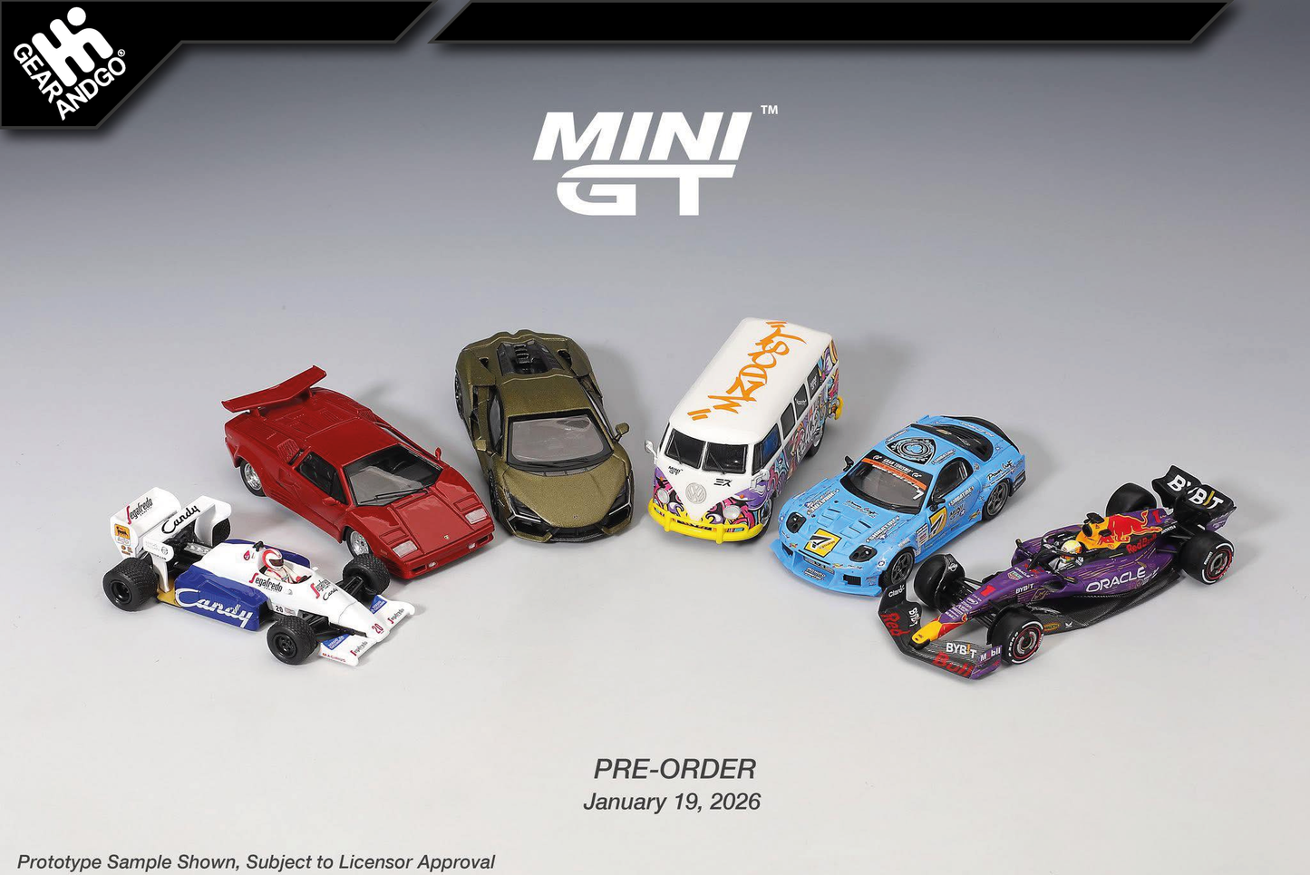 MINI GT CELÝ MIX - 1136 + 1191 + 1192 + 1193 + 1194 + 1195