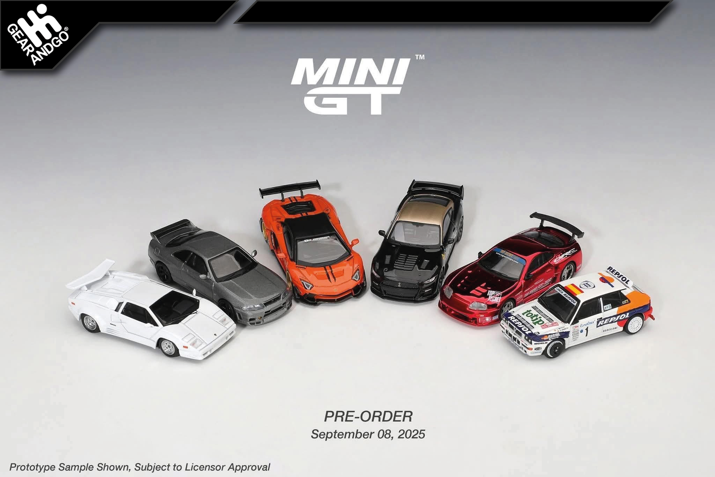 MINI GT CELÝ MIX - 1132 + 1133 + 1134 + 1128 + 1131 + 1130