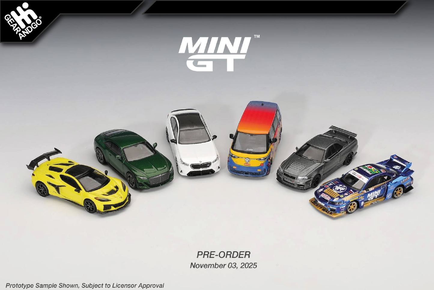 MINI GT CELÝ MIX - 1158 + 1157 + 1159 + 1161 + 1160 + 1092