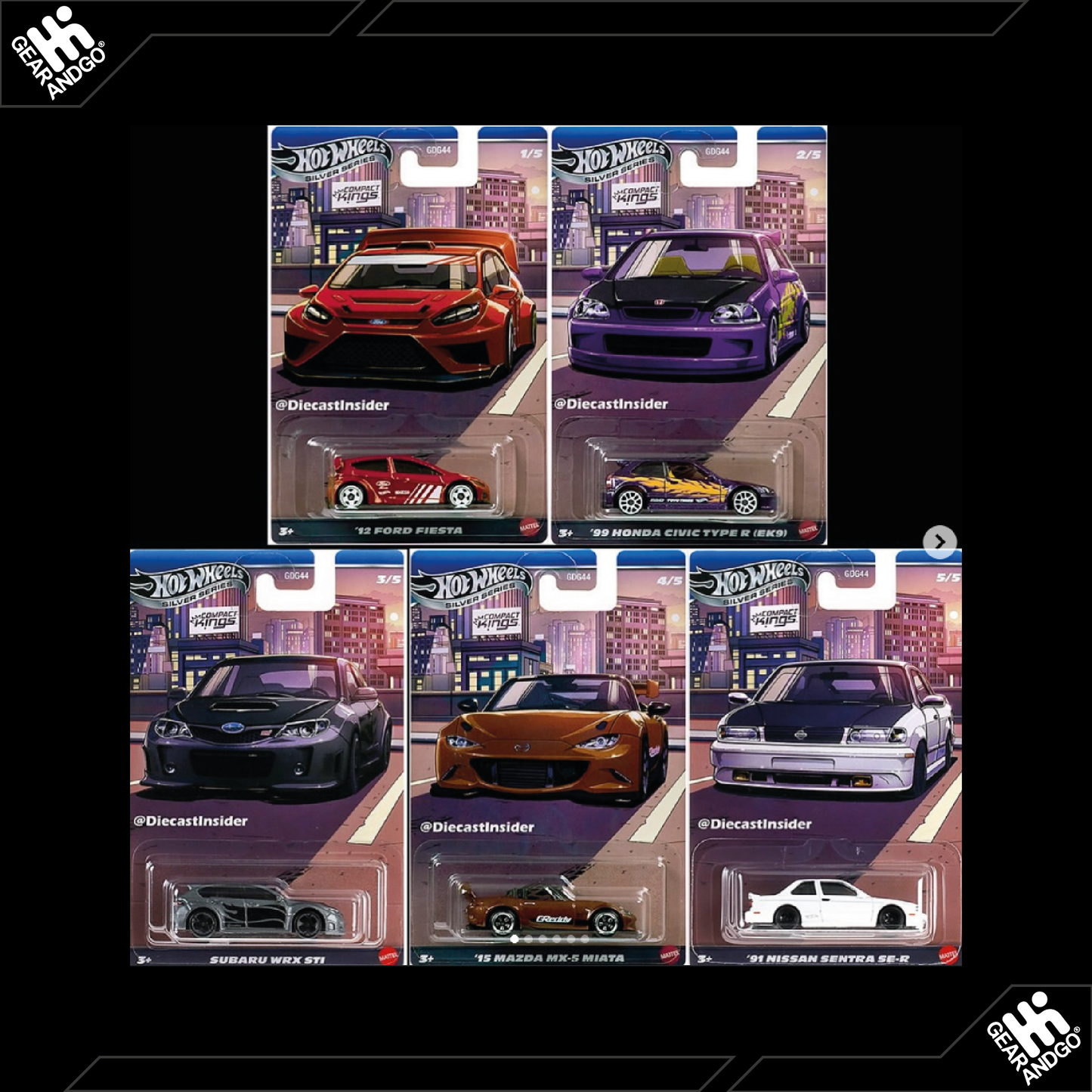 HOT WHEELS - COMPACT KINGS