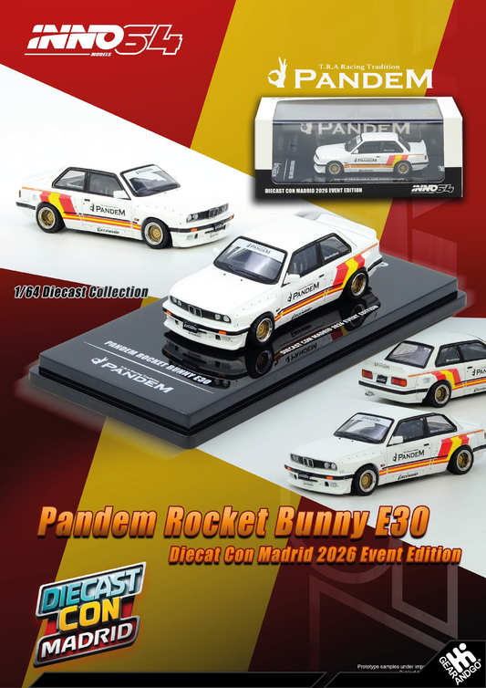 INNO64 - PANDEM ROCKET BUNNY E30 - DIECAST CON MADRID 2026 EVENT EDITION