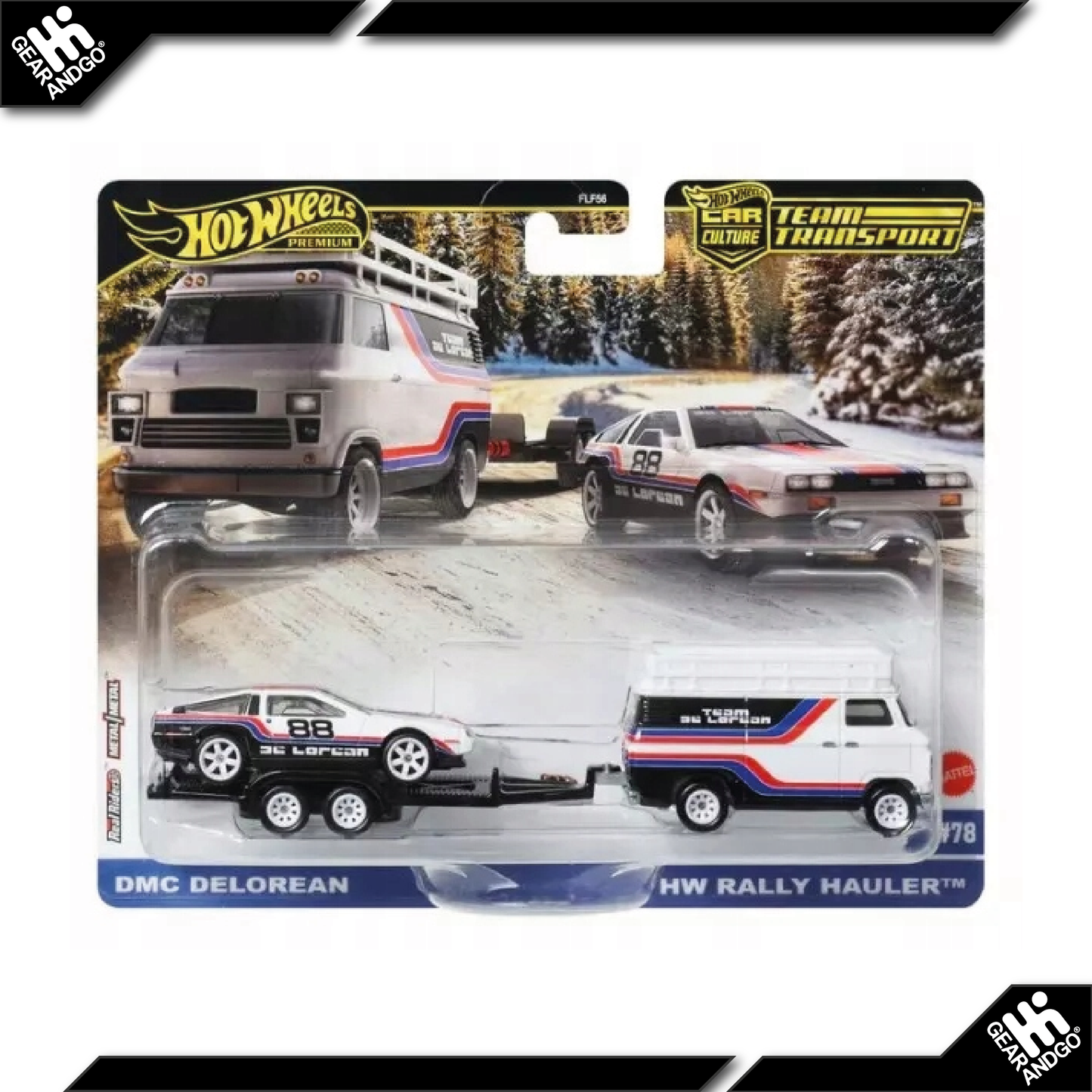 HOT WHEELS TEAM TRANSPORT - DMC DELOREAN - 2025