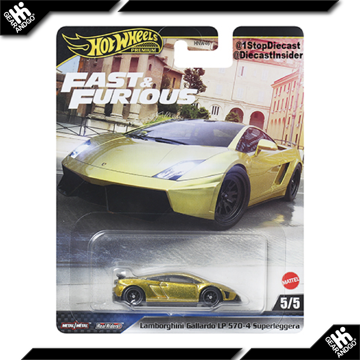 HOT WHEELS FAST AND FURIOUS - MIX 4 - 2025 - LAMBORGHINI GALLARDO LP 570-4 SUPERLEGGERA