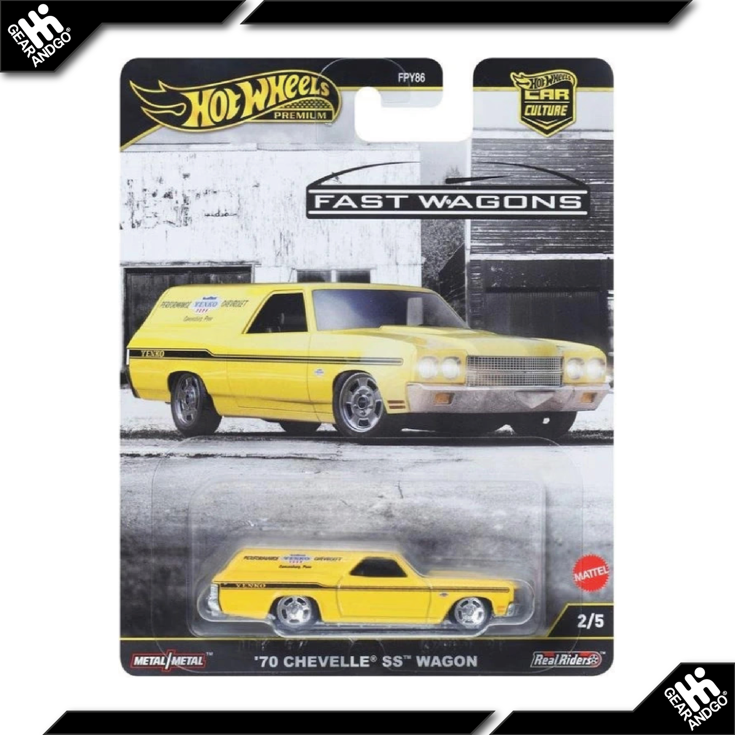 HOT WHEELS FAST WAGON - ´70 CHEVELLE SS WAGON