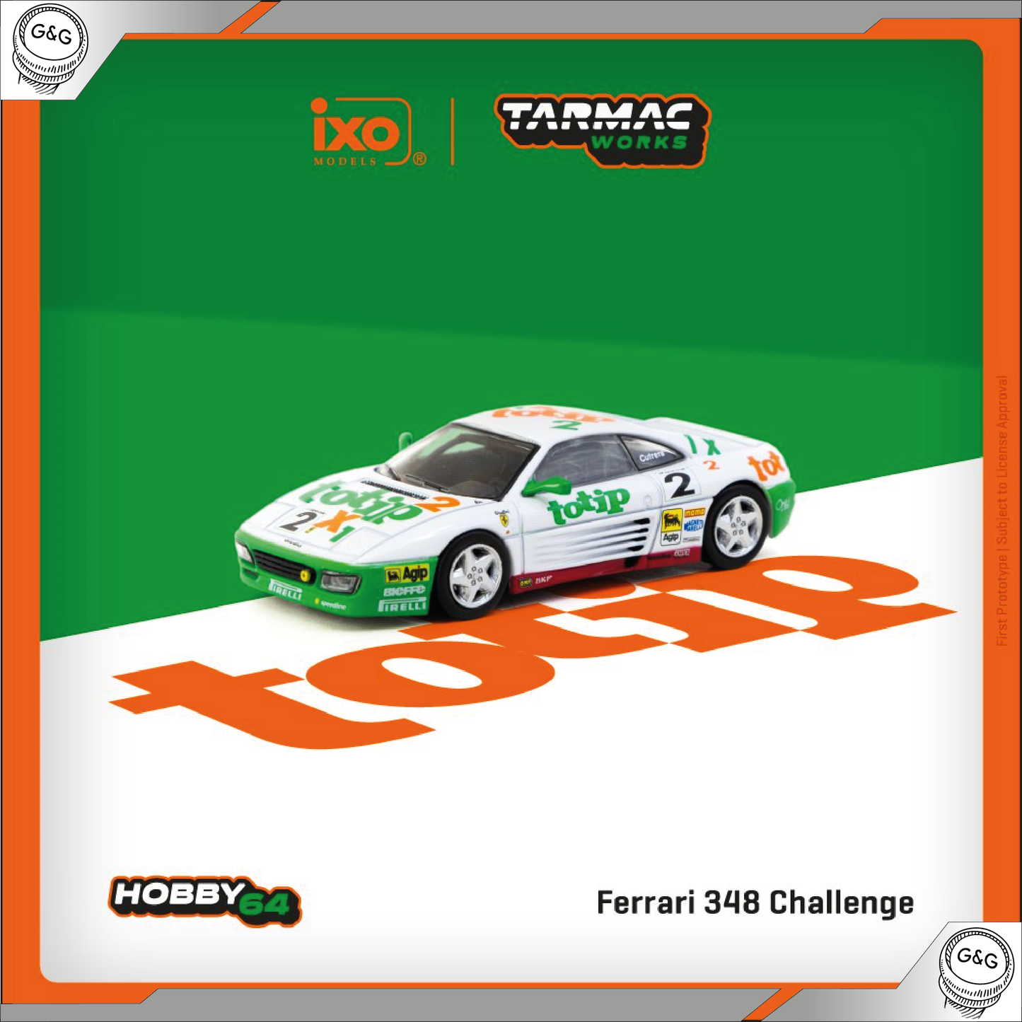 TARMAC - 1993 FERRARI 348 CHALLENGE #2 PAOLO CUTRERA