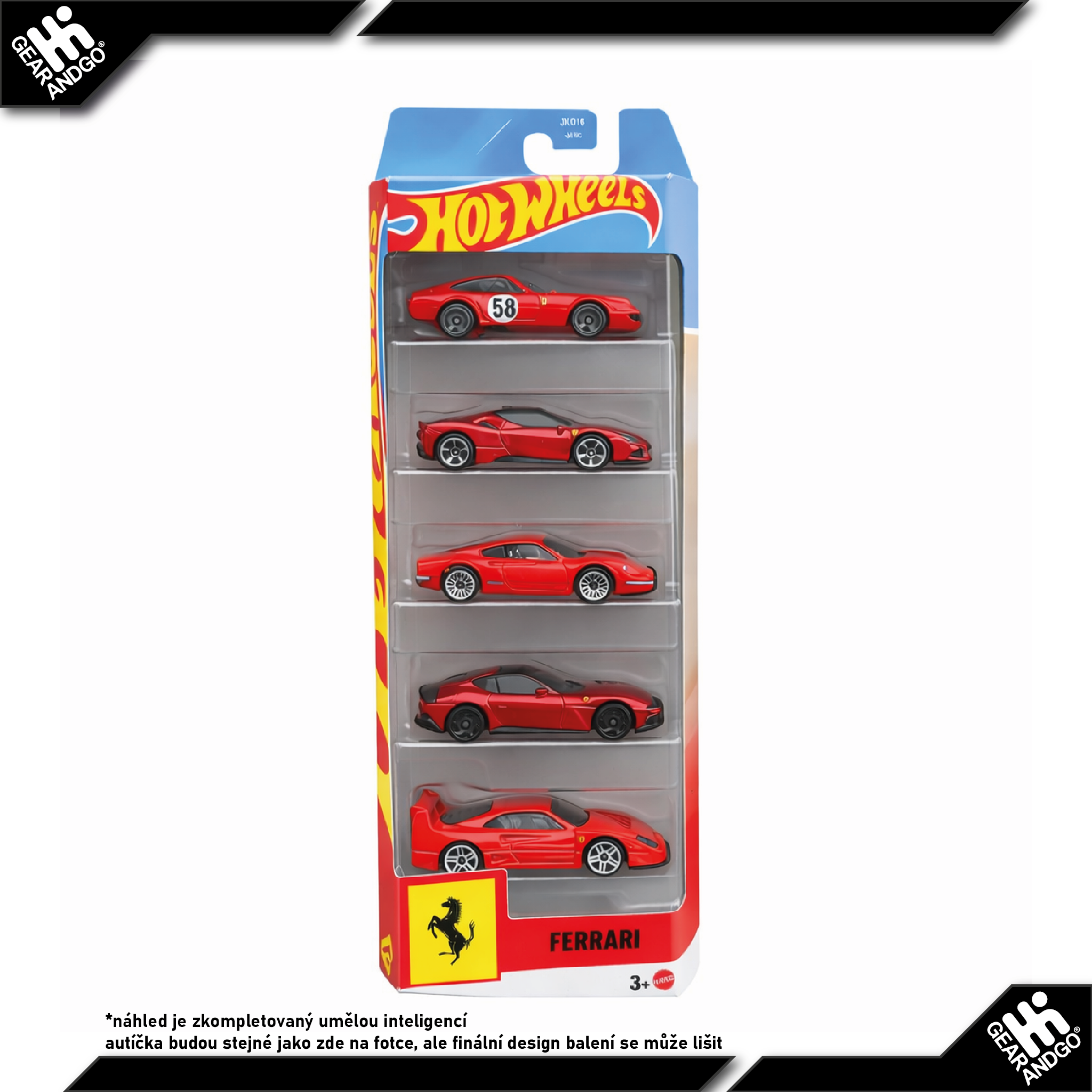 HOT WHEELS FERRARI 5-PACK - 2026 – GearAndGo