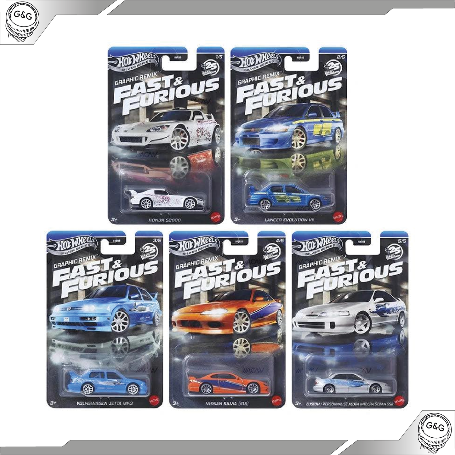 HOT WHEELS FAST AND FURIOUS - GRAPHICS REMIX