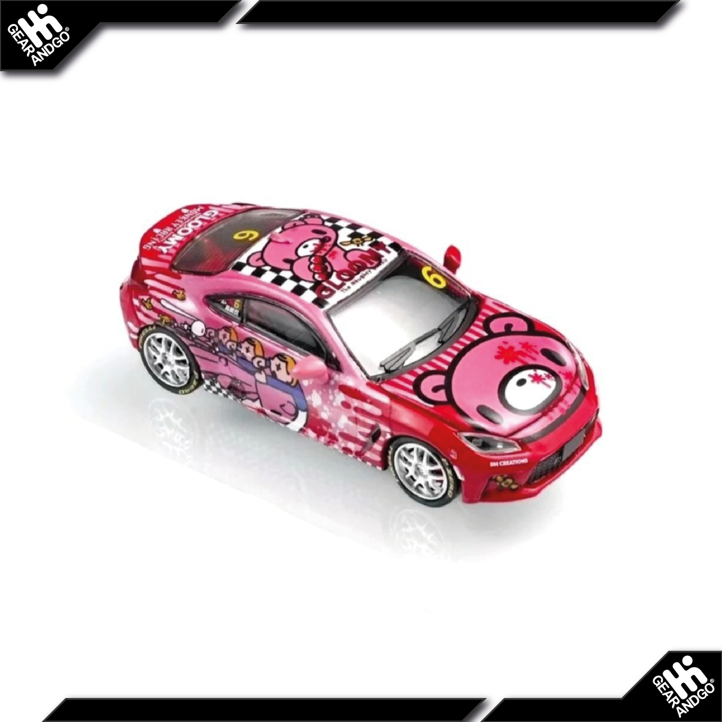 BM CREATIONS - TOYOTA GR86 X *GLOOMY BEAR* #6 LOO LONG YIN 2025 MACAU GRAND PRIX ROAD SPORTCAR CHALLENGE