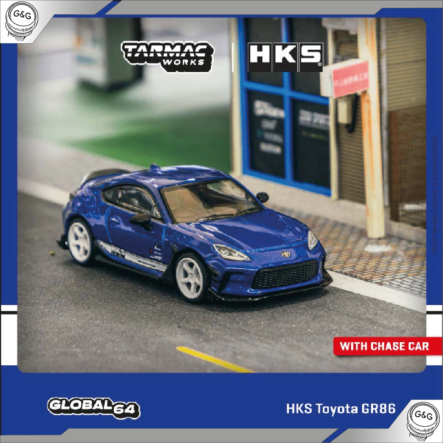 TARMAC HKS TOYOTA GR86 - NA KARTĚ