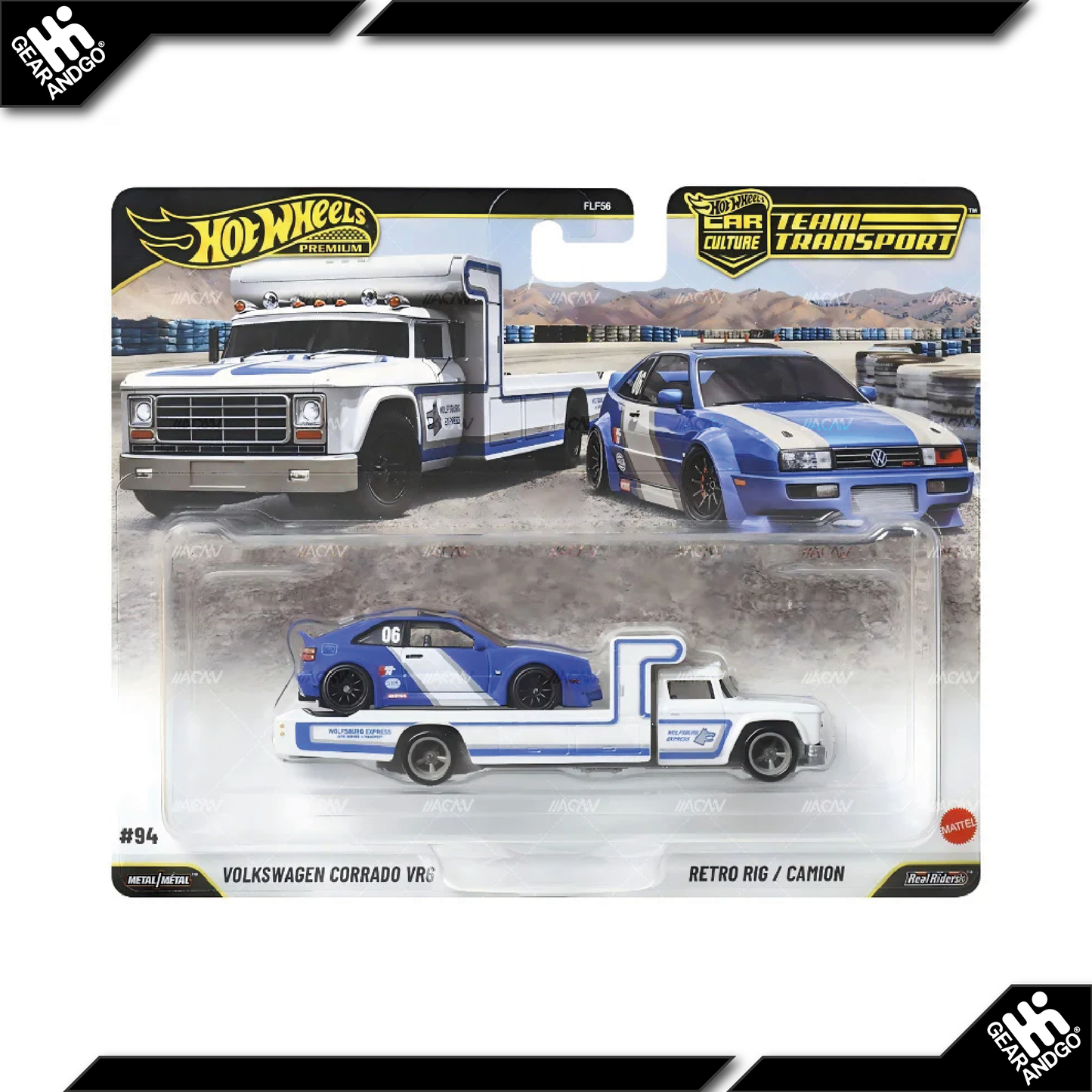 HOT WHEELS TEAM TRANSPORT - MIX 3 - 2026 - VOLKSWAGEN CORRADO VR6 + RETRO RIG