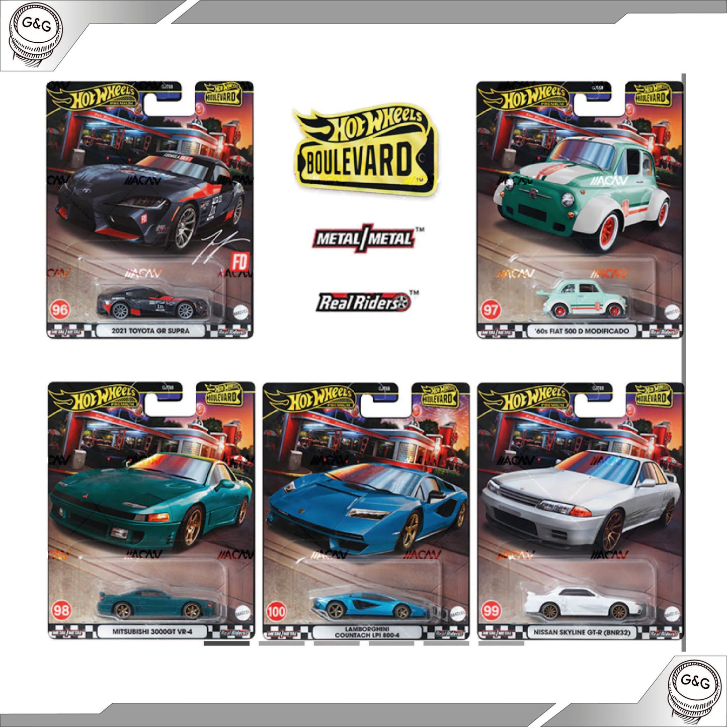 HOT WHEELS BOULEVARD - MIX 2 - 2024