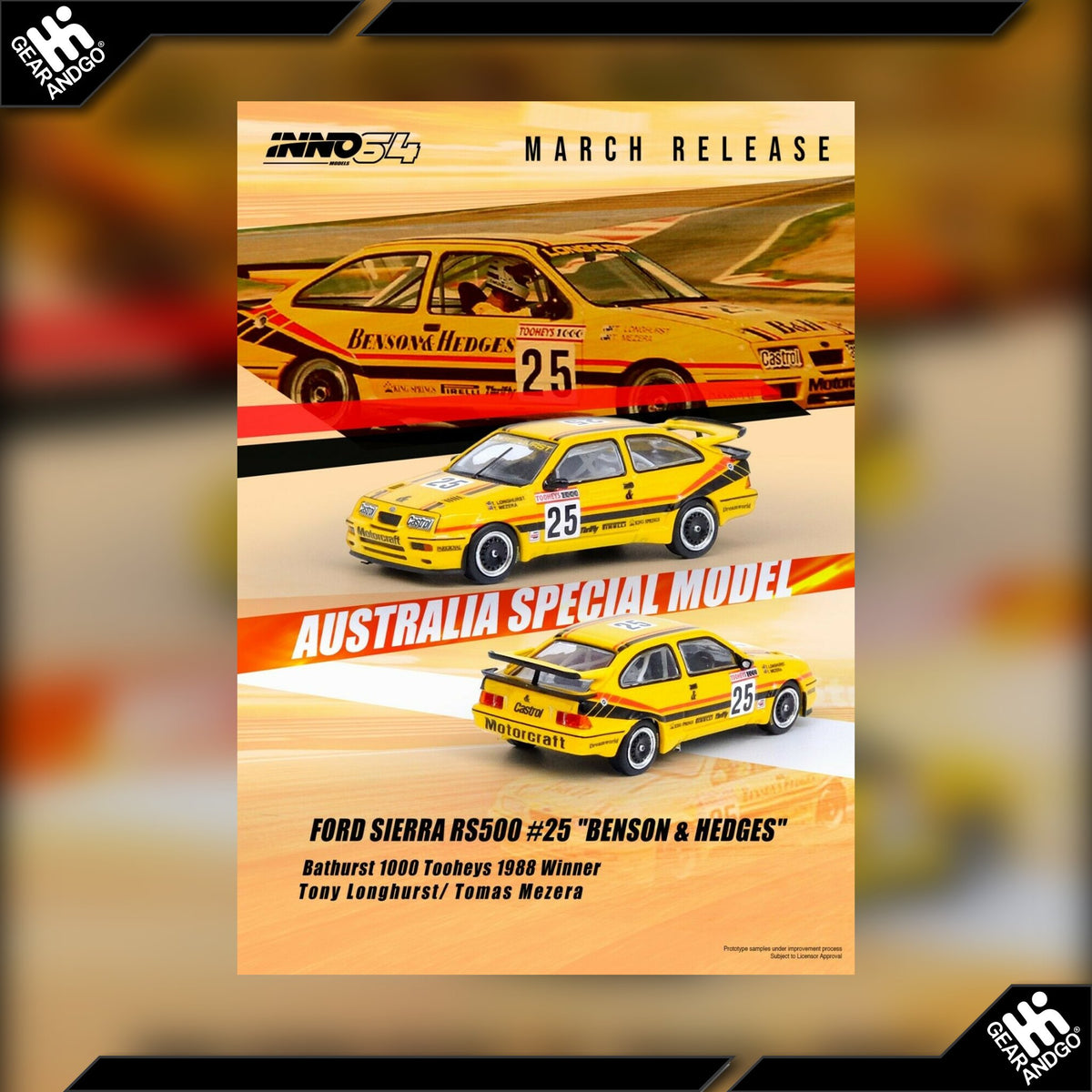 Inno64 Ford Sierra RS500 Cosworth #25 Bathurst 1988