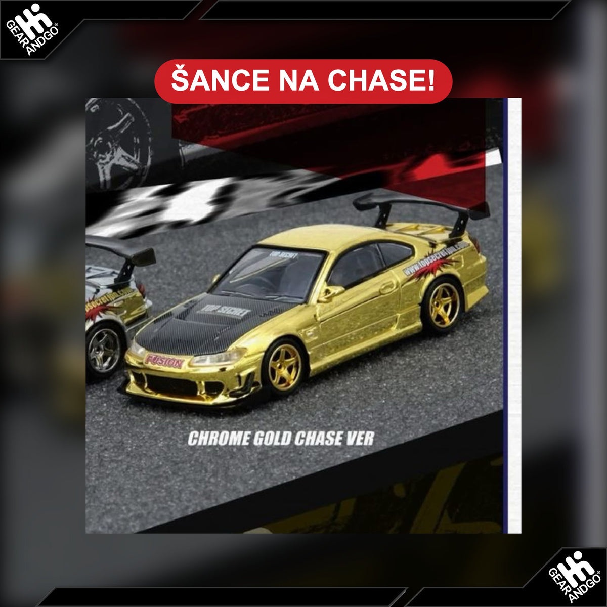Inno64 Nissan Silvia S15 Top Secret – šance na chase