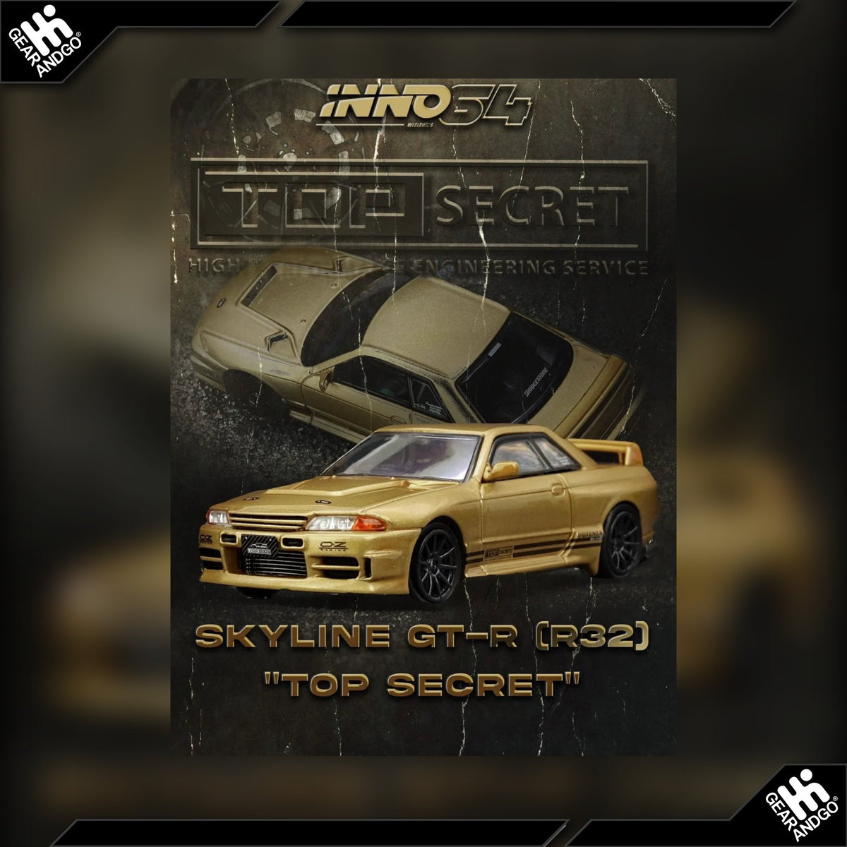 Inno64 Nissan Skyline GT-R R32 Top Secret TMCS Malaysia 2025