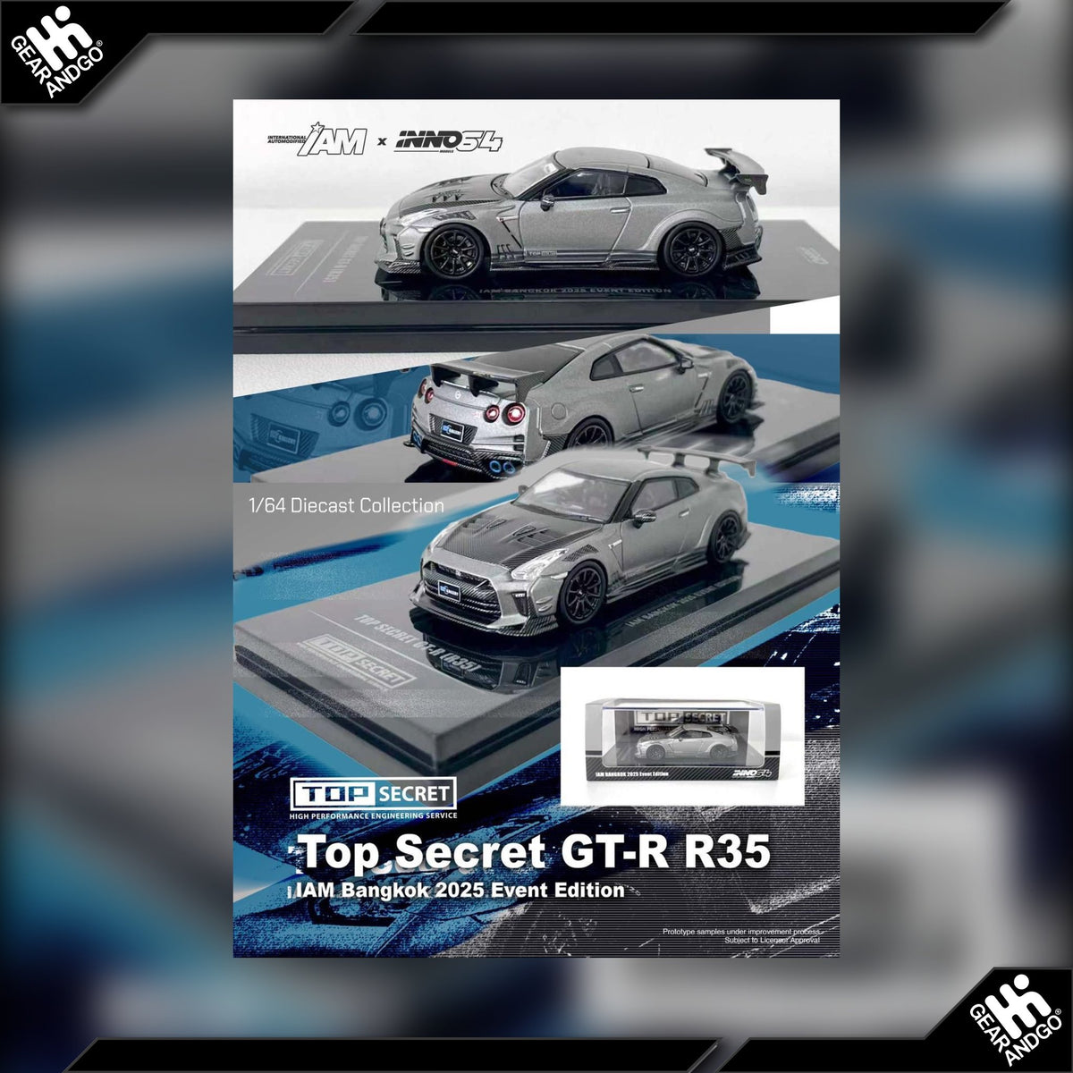 Inno64 Nissan GT-R R35 Top Secret IAM Bangkok 2025