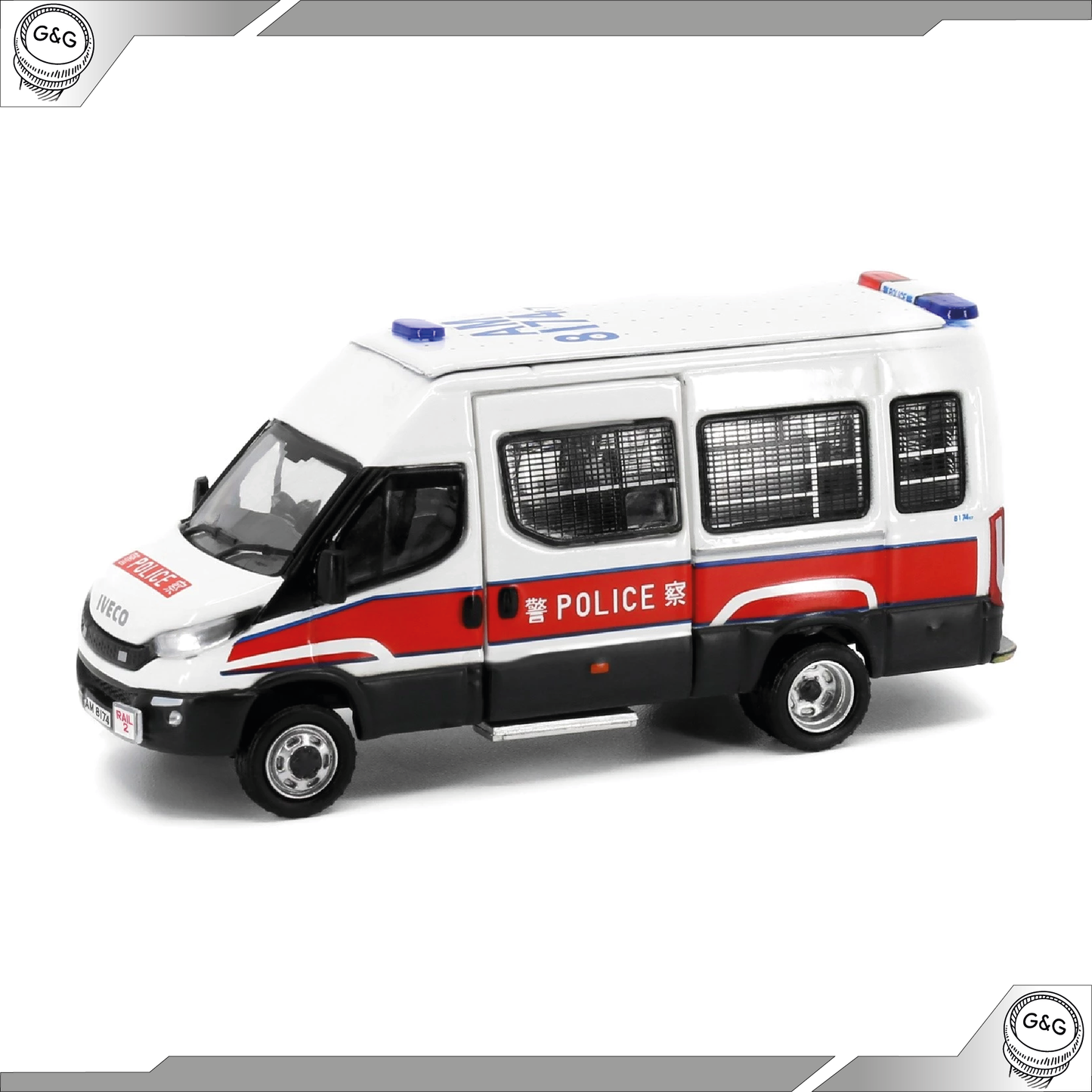 TINY MITSUBISHI FUSO CANTER IVECO DAILY (AM8174)