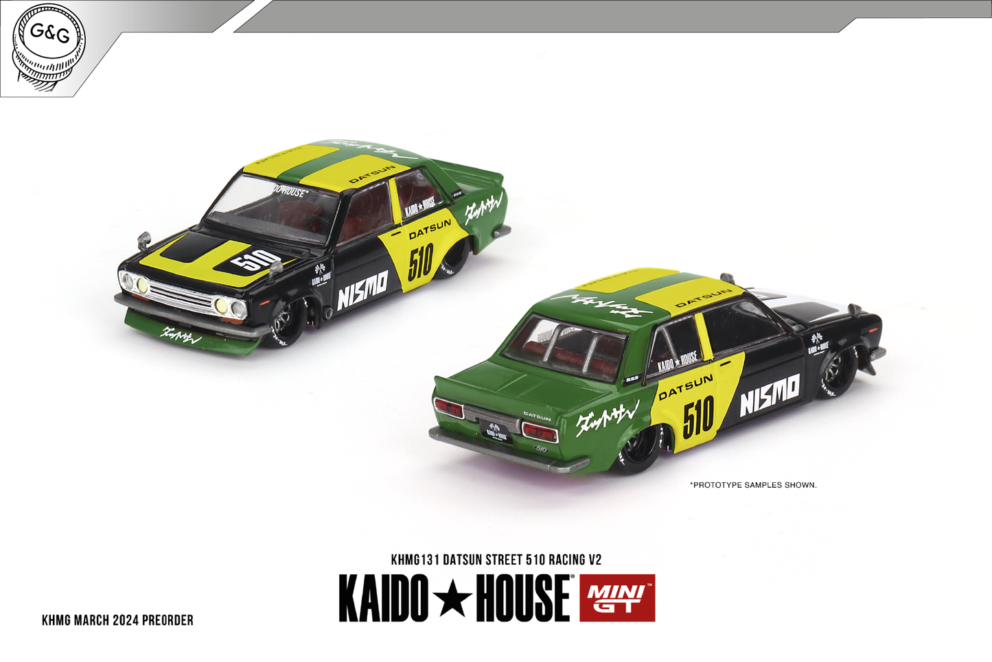 MINI GT KAIDO 131 - DATSUN STREET 510 RACING V2