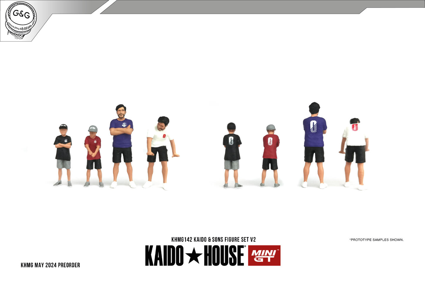 MINI GT KAIDO 142 - 1/64 FIGURKY: KAIDO & SONS V2