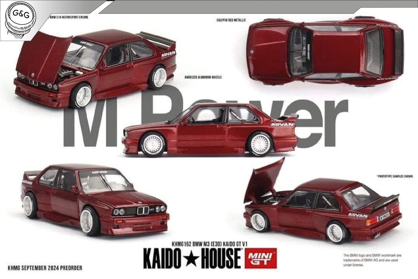 MINI GT KAIDO 162 - BMW M3 (E30)