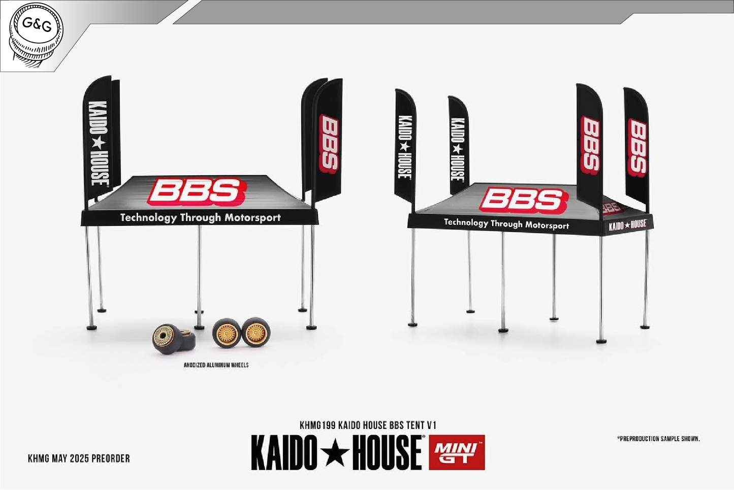 MINI GT KAIDO 199 - KAIDO HOUSE BBS TENT V1