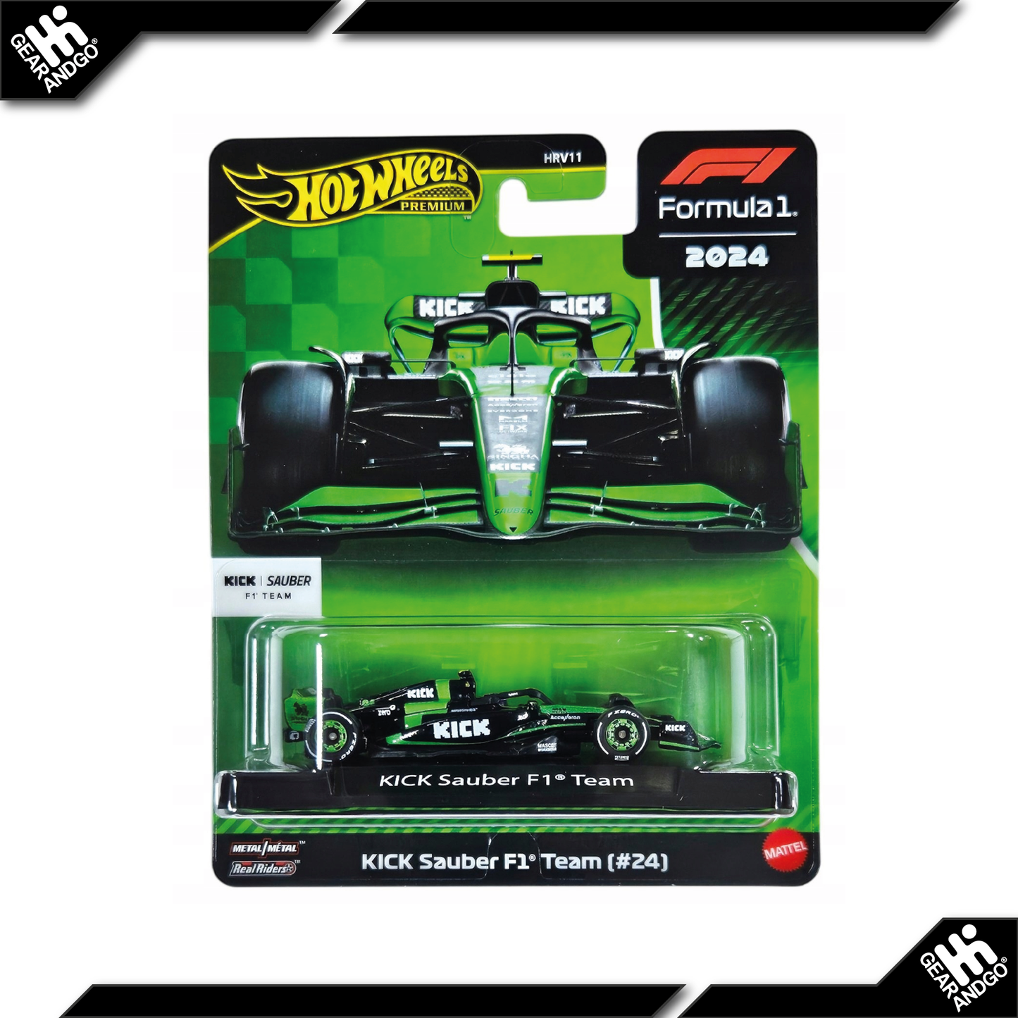 HOT WHEELS FORMULA 1 - KICK SAUBER ZHOU GUANYU #24