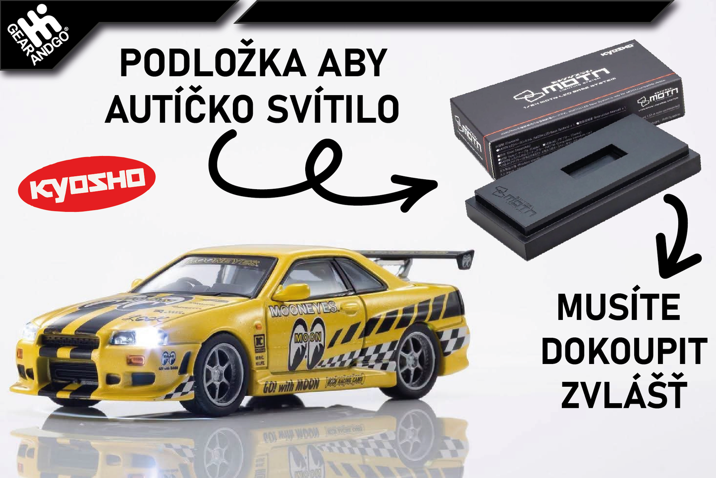 KYOSHO - NISSAN SKYLINE R34 *MOONEYES*
