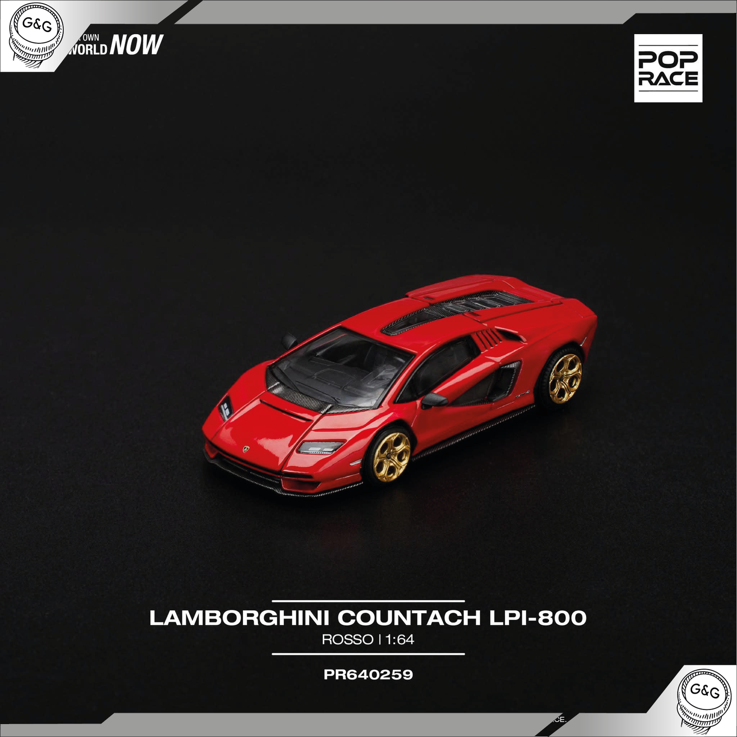 POP RACE - LAMBORGHINI COUNTACH LPI-800
