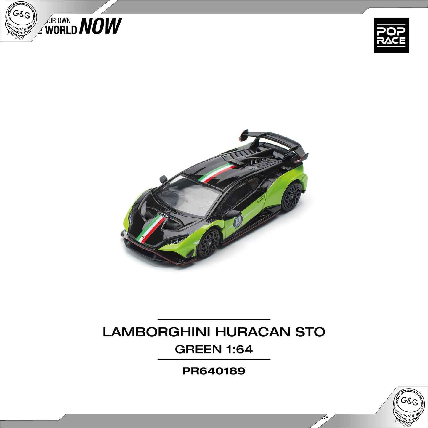 POP RACE - LAMBORGHINI HURACAN STO (LP640-2) 10 ANNIVERSARIO