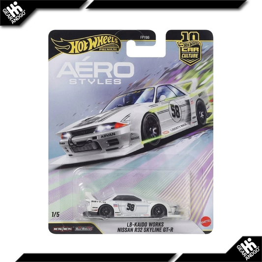 HOT WHEELS AÉRO STYLES - LB-KAIDO NISSAN R32 SKYLINE GT-R