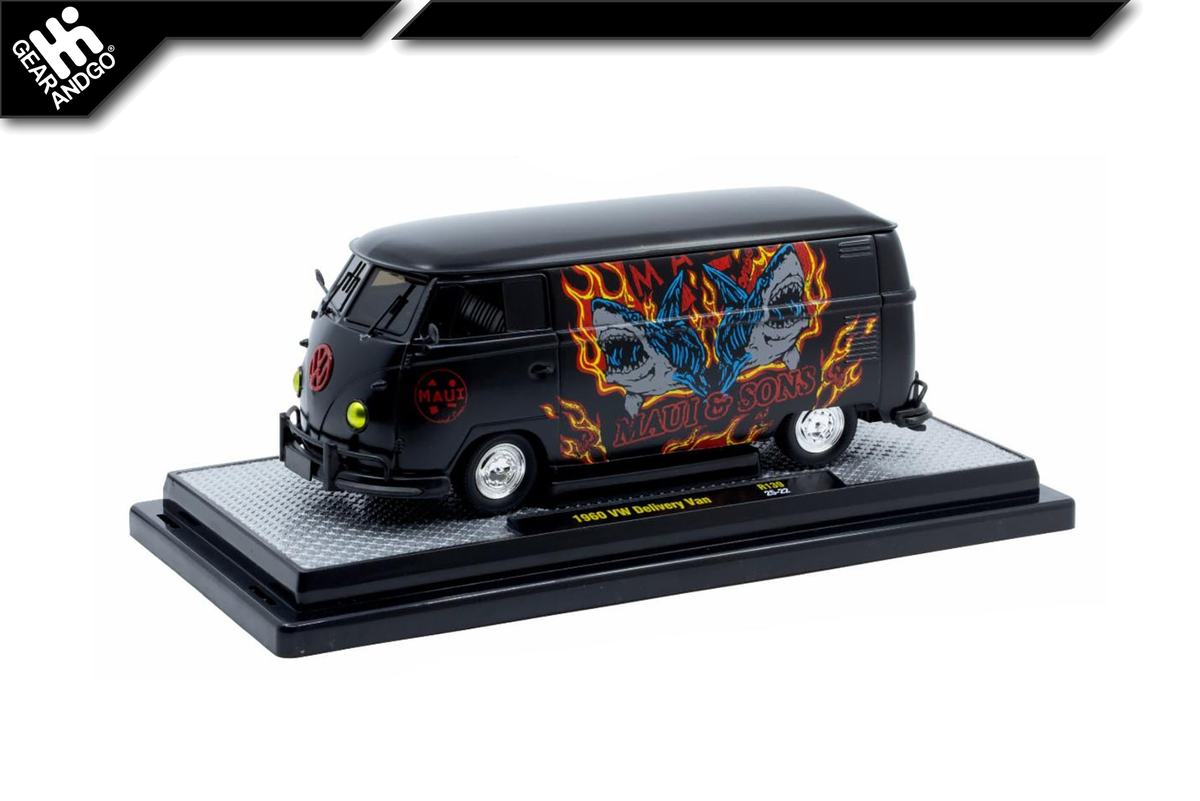 M2 MACHINES 1/24 - 1960 VOLKSWAGEN DELIVERY VAN MAUI & SONS