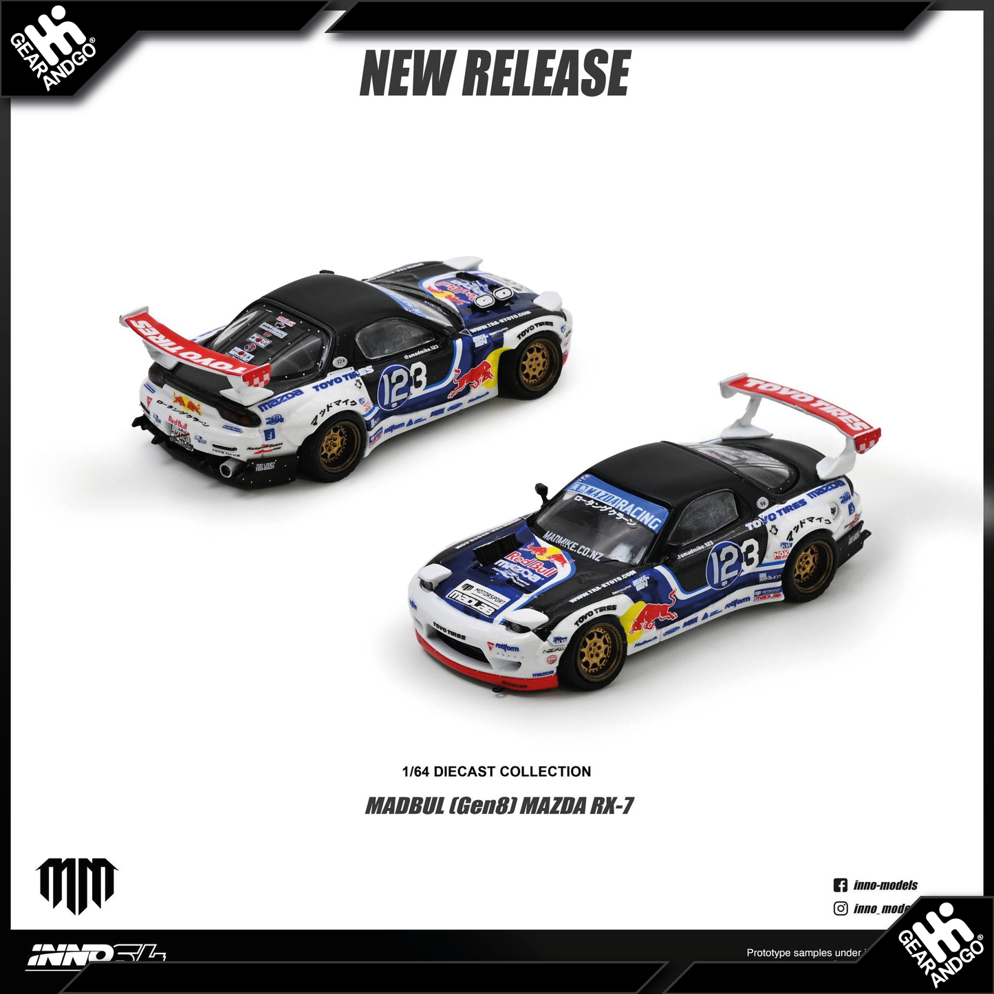INNO64 - MAZDA RX-7 MAD MIKE *MADBUL GEN8*