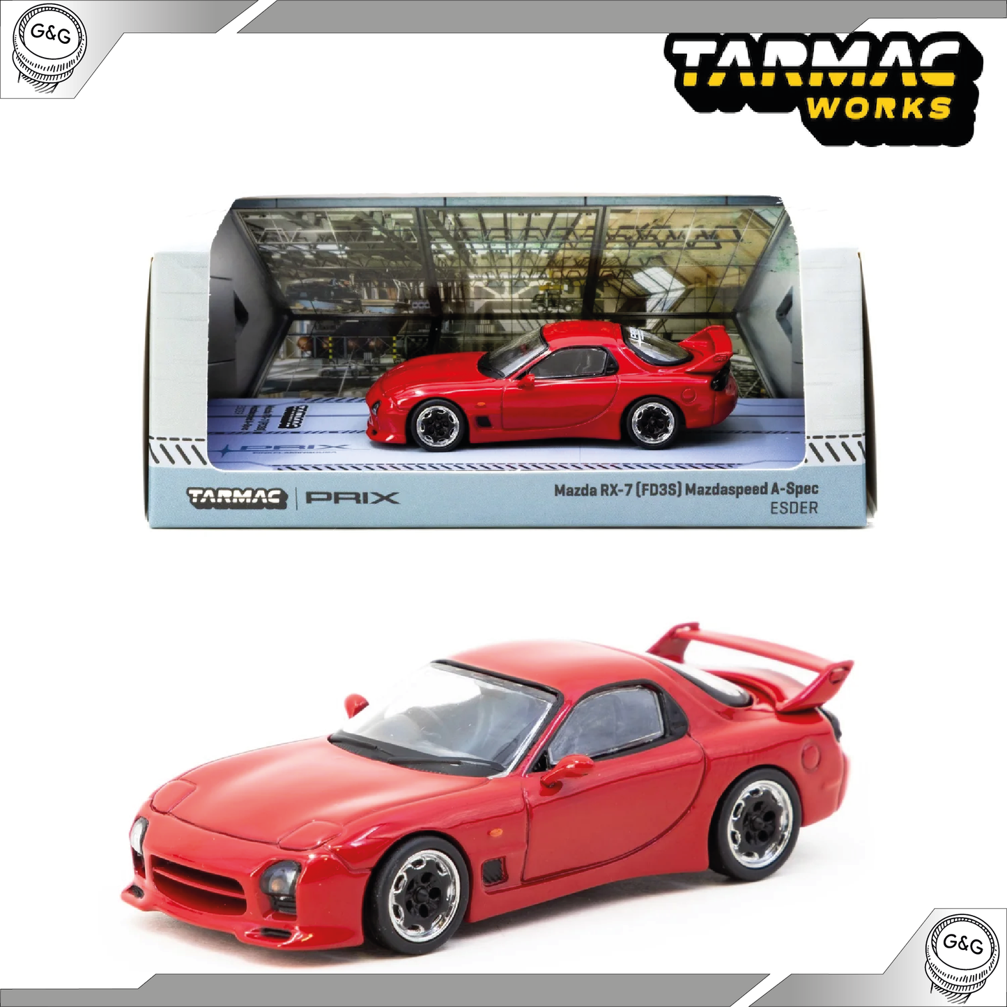 TARMAC MAZDA RX-7 (FD3S) MAZDASPEED A-SPEC *PRIX LIMITED EDITION*