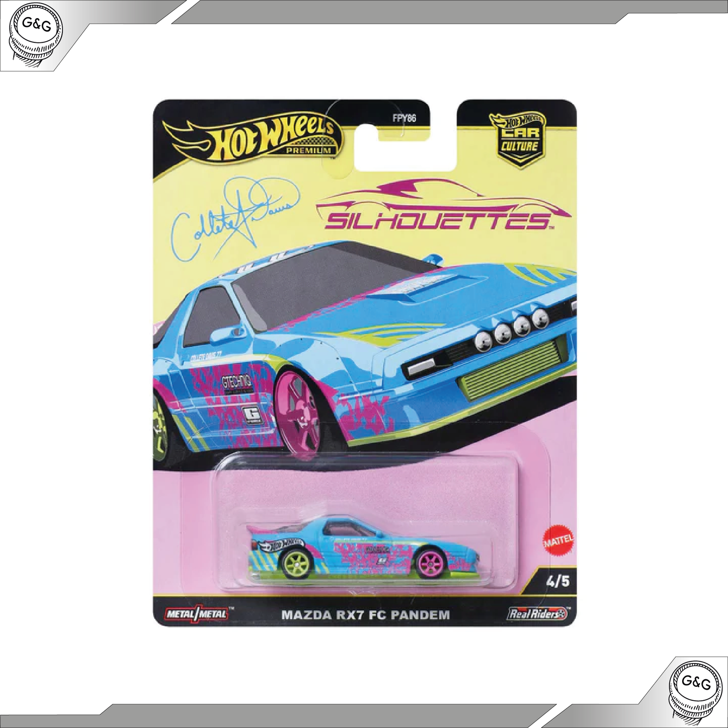 HOT WHEELS SILHOUTTES - MAZDA RX7 FC PANDEM