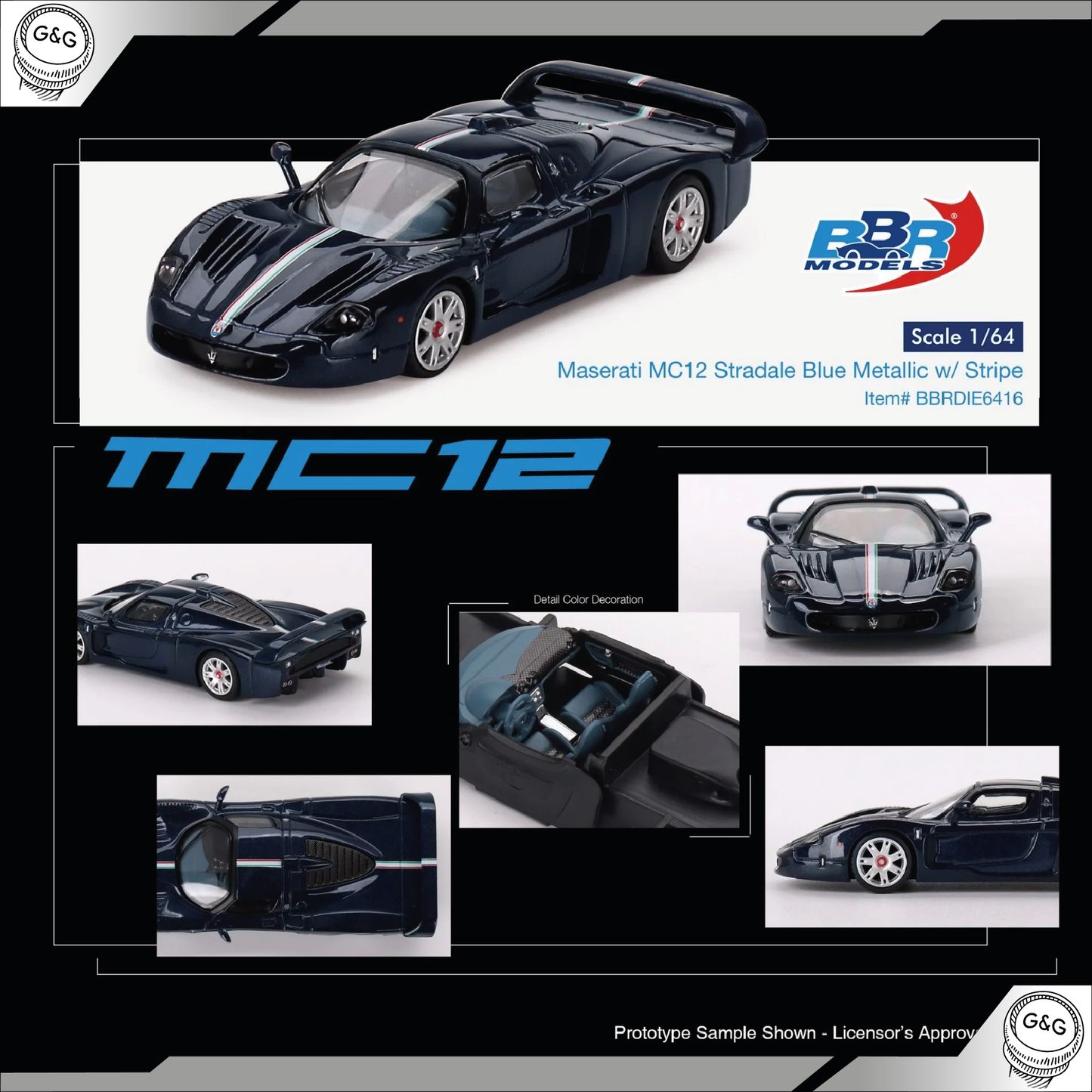 BBR 2008 MASERATI MC12 STRADALE