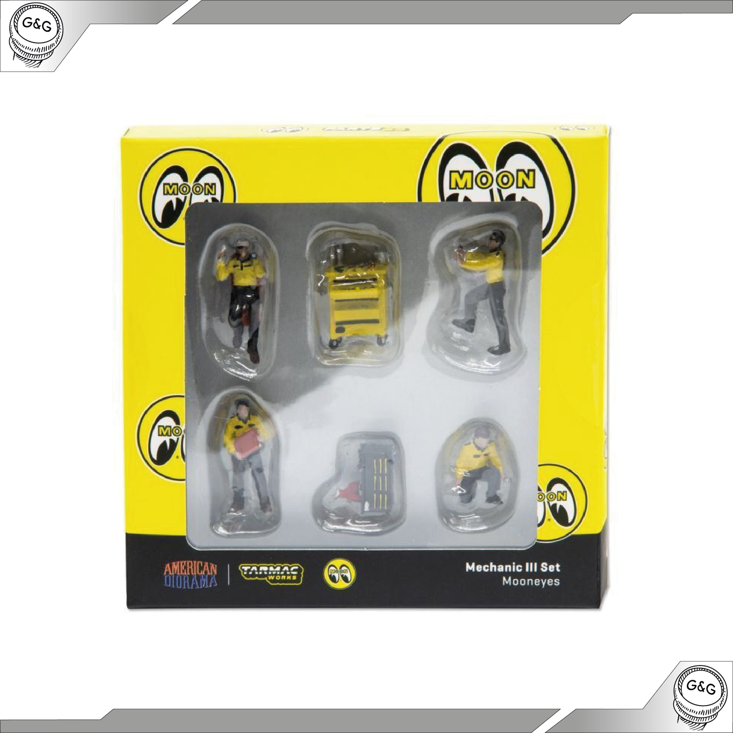 TARMAC 1/64 MECHANIC 3 MOONEYES - FIGURKY
