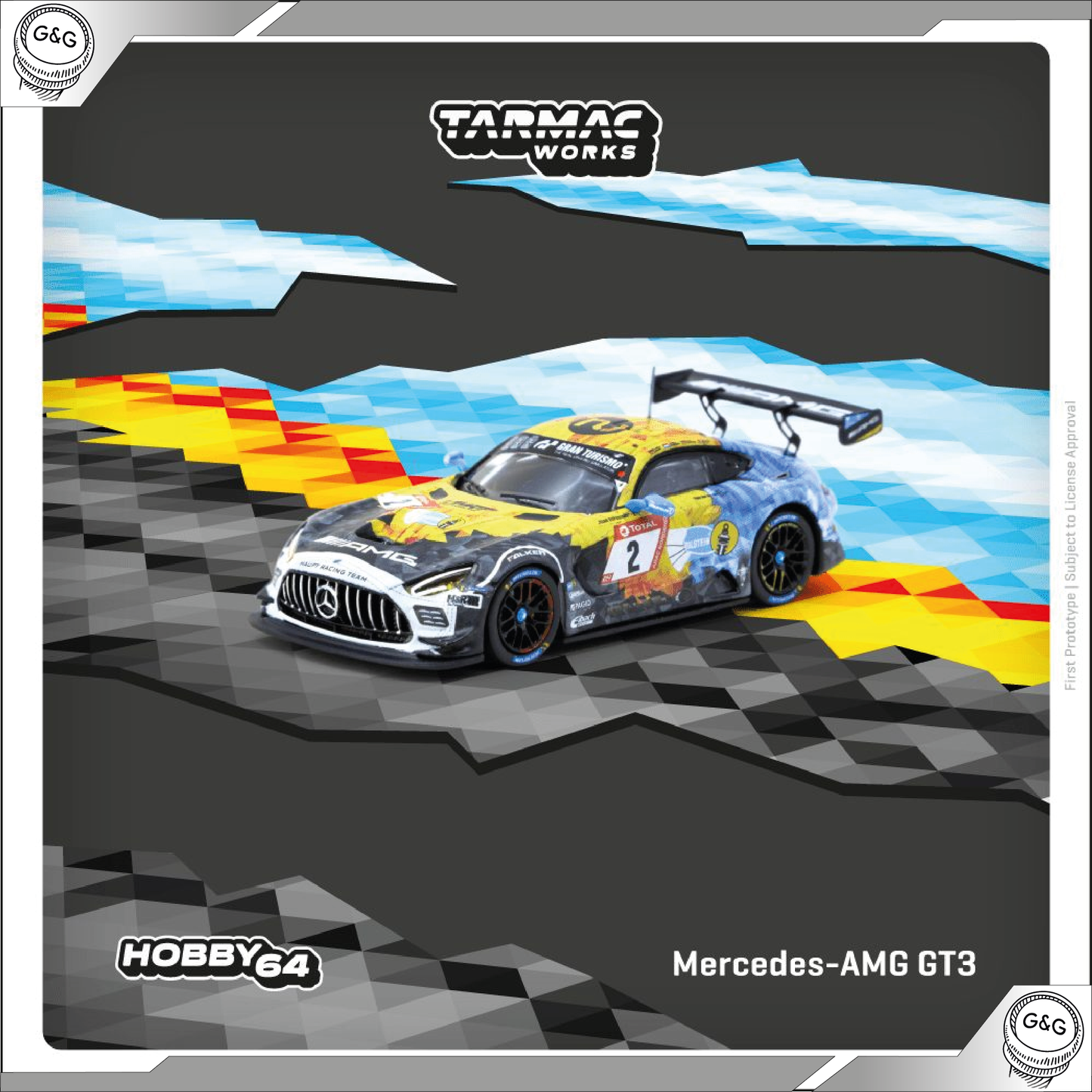 TARMAC - 2020 MERCEDES BENZ AMG GT3 #2 Y.BUURMAN/N.BASTIAN/P.ELLIS/H.HAUPT, NÜRBURGRING 24H