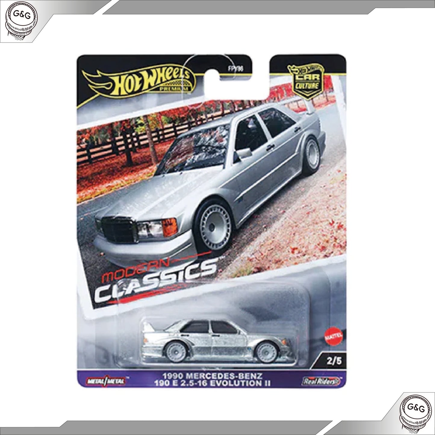 HOT WHEELS MODERN CLASSICS - 1990 MERCEDES-BENZ 190 E 2.5-16 EVOLUTION II