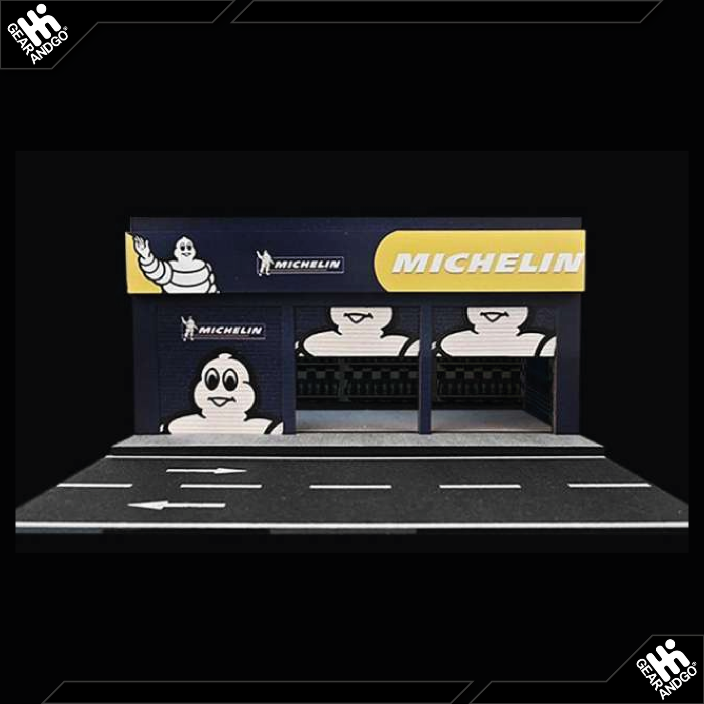 BLACK BOX DIORAMA - DIORAMA *MICHELIN WITH LIGHT*