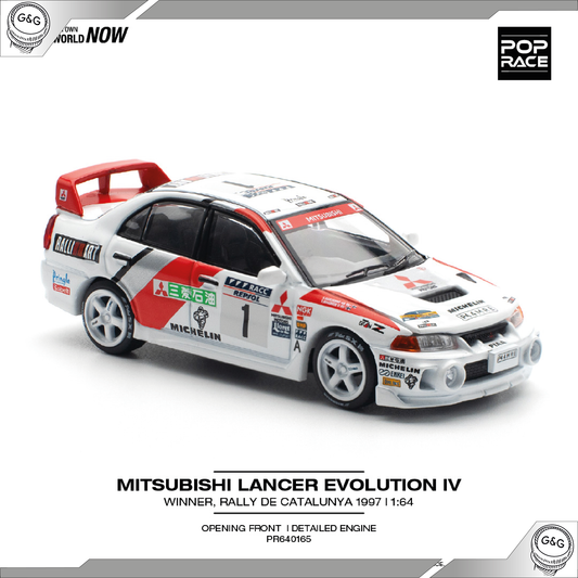 POP RACE MITSUBISHI LANCER EVOLUTION IV 1997 CATALUNYA RALLY WINNER