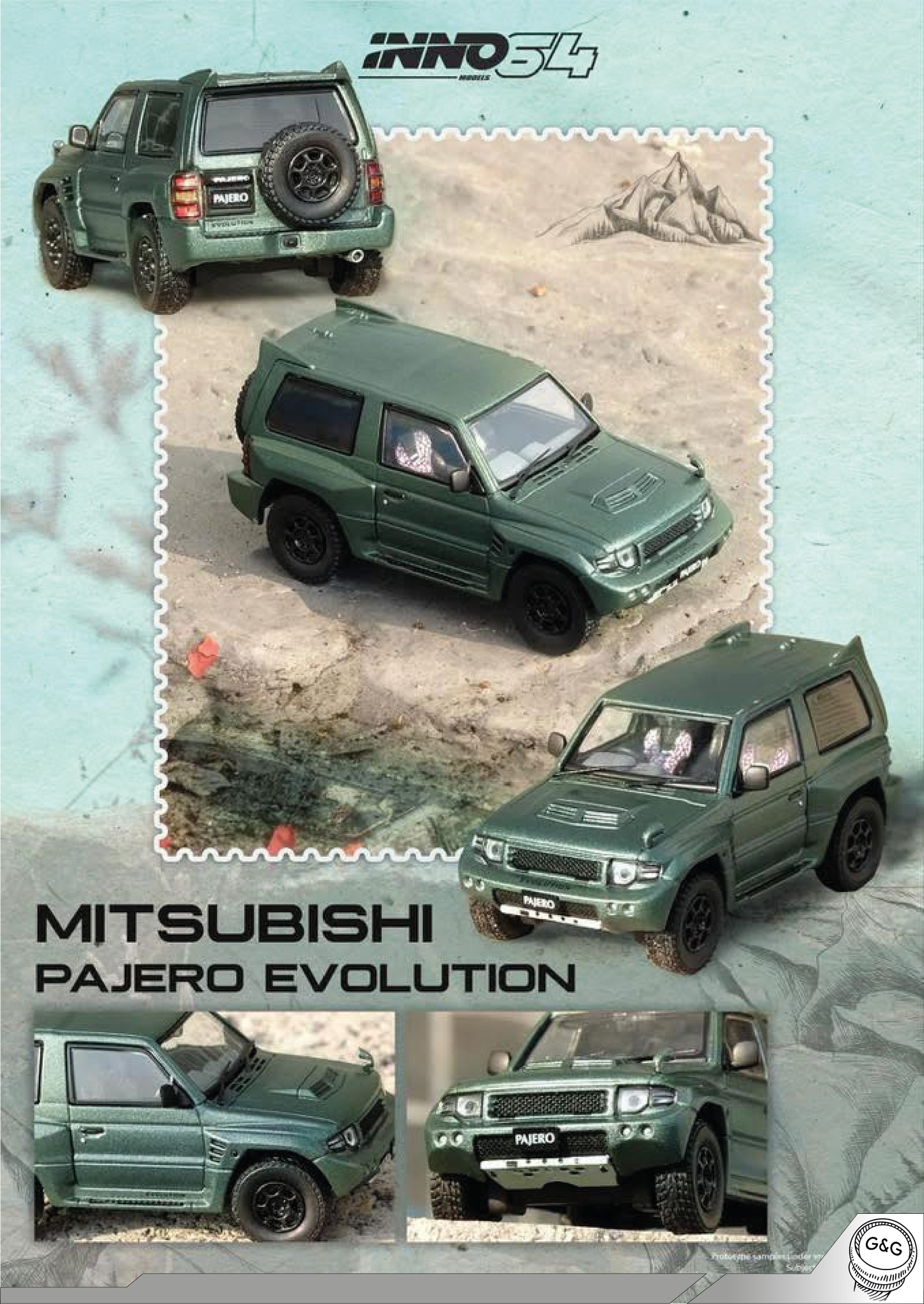 INNO64 - MITSUBISHI PAJERO EVOLUTION