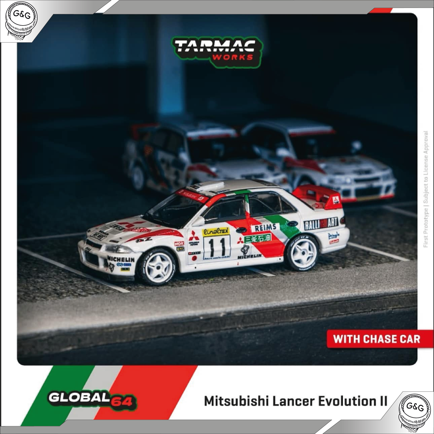 TARMAC MITSUBISHI LANCER EVOLUTION II