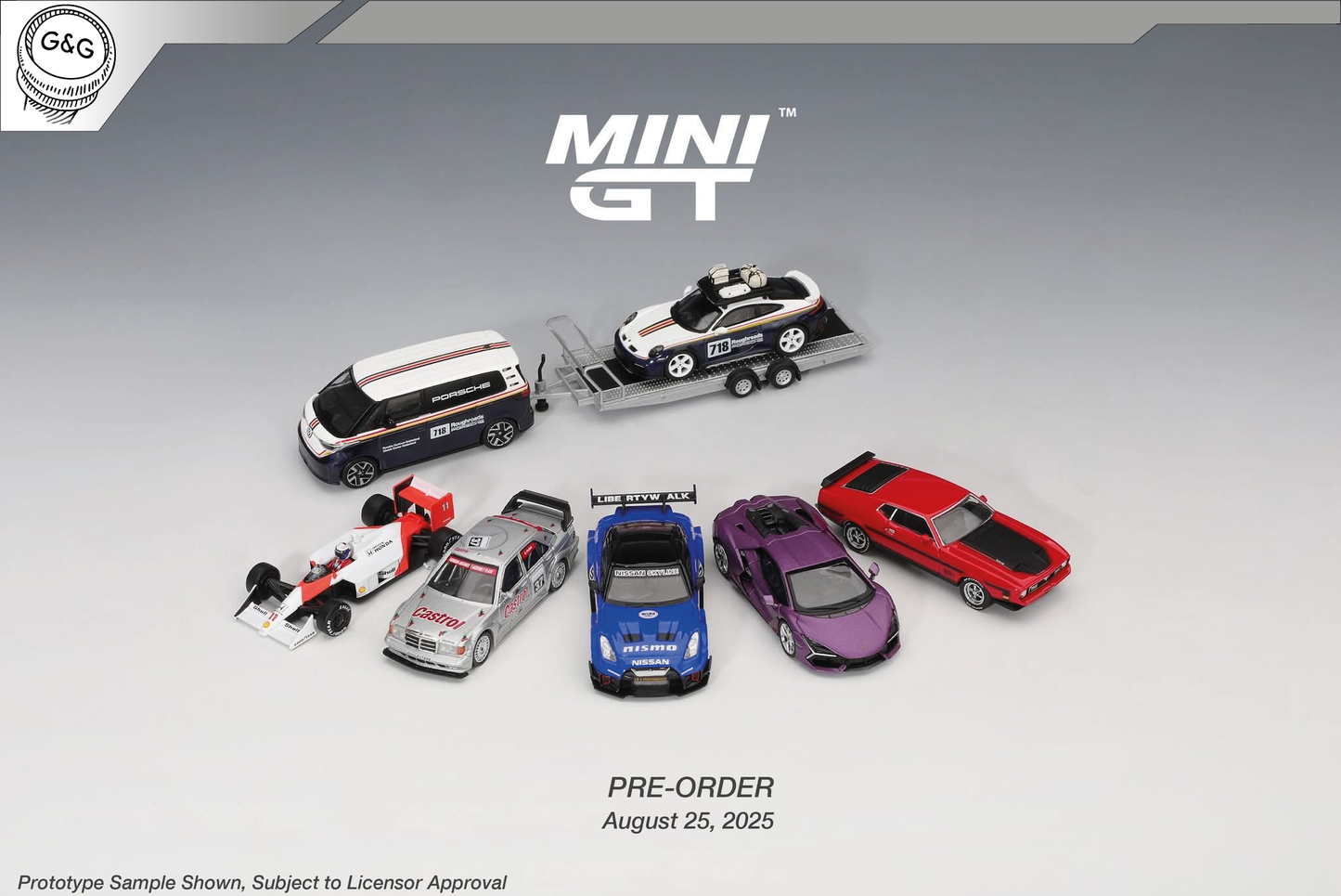 MINI GT CELÝ MIX - MGTS0019 + 1125 + 1124 +1123 +1122 +1121