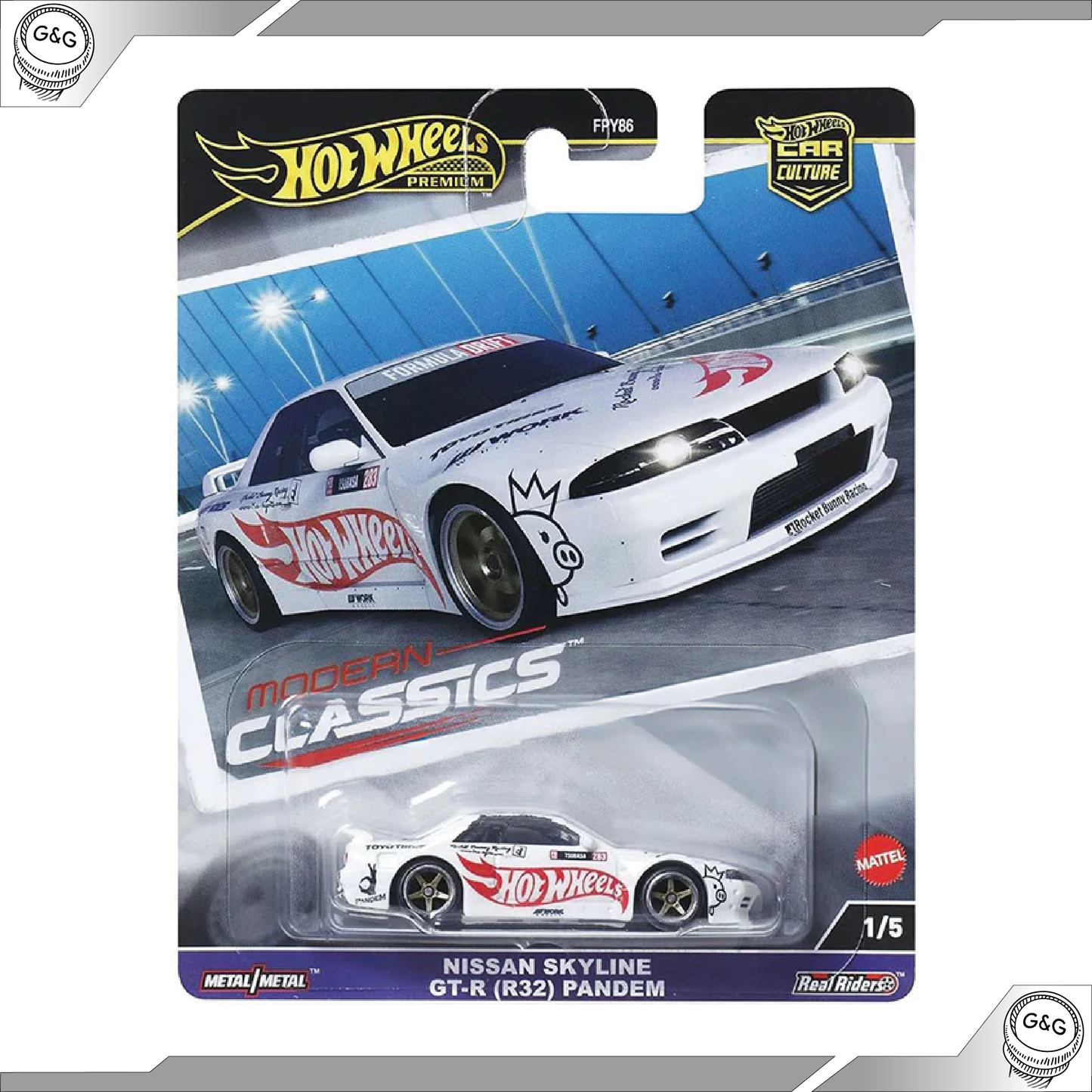 HOT WHEELS MODERN CLASSICS - NISSAN SKYLINE GT-R (R32) PANDEM