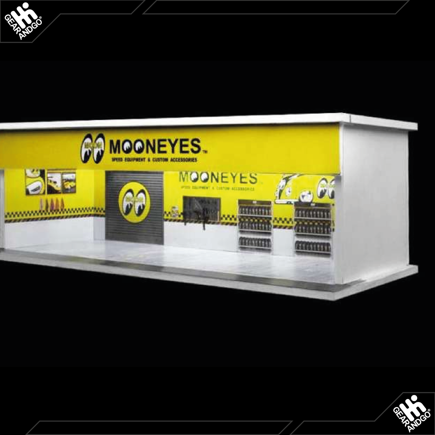 BLACK BOX DIORAMA - MOONEYES GARAGE
