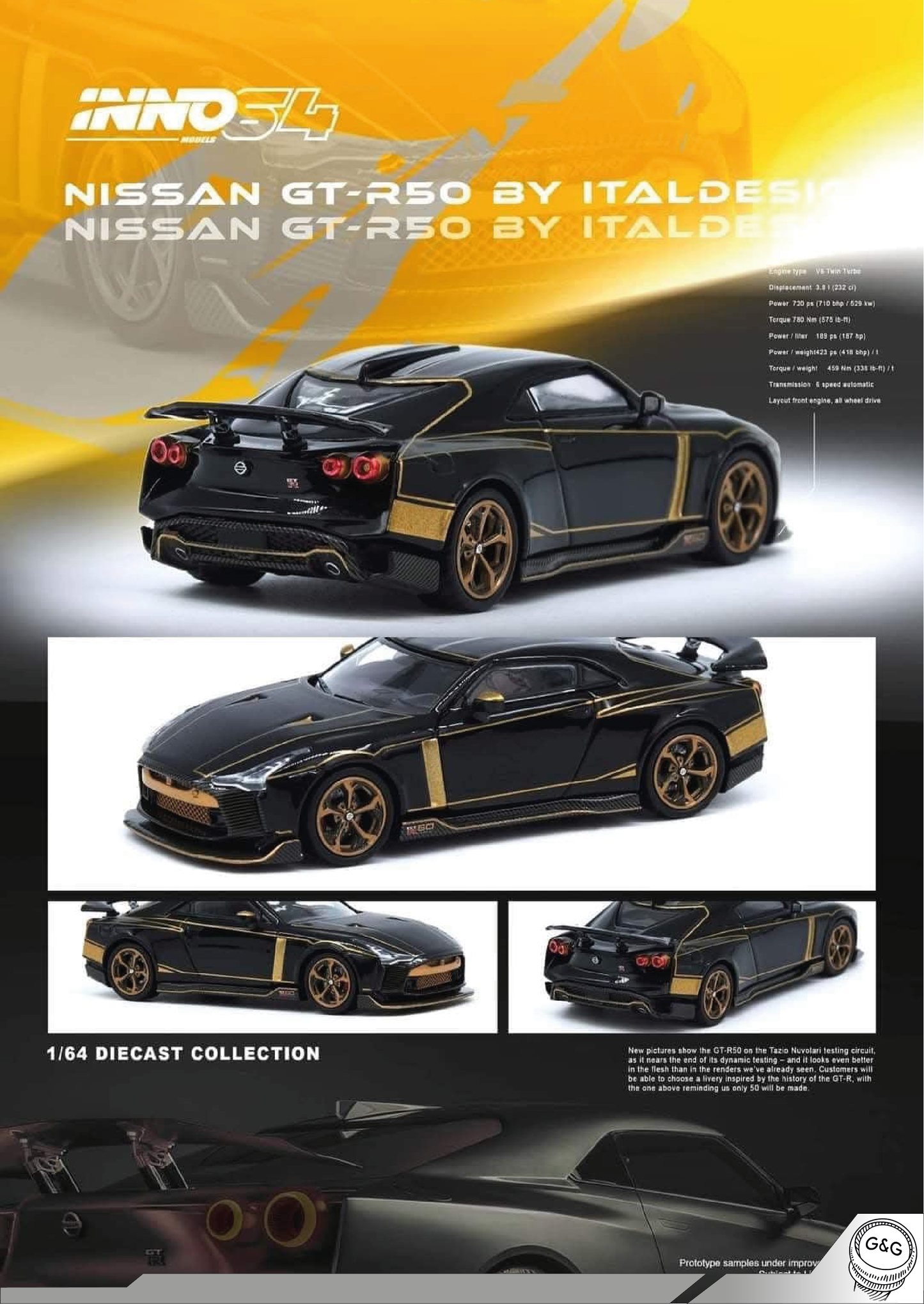 INNO64 - NISSAN GT-R50 BY ITALDESIGN