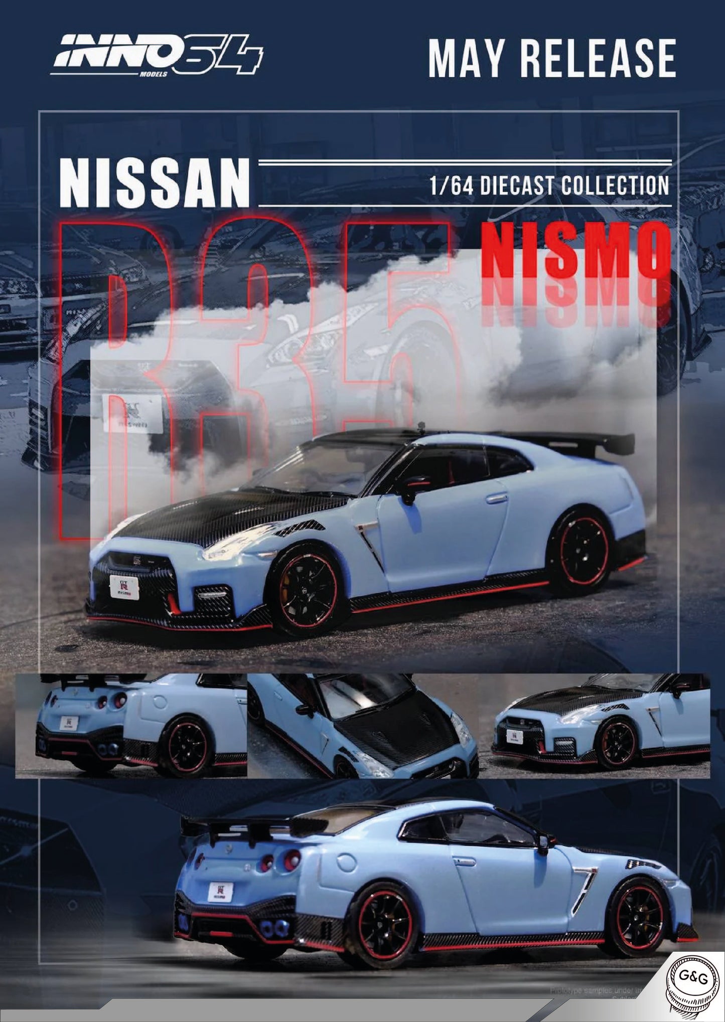 INNO64 NISSAN SKYLINE GT-R R35 NISMO