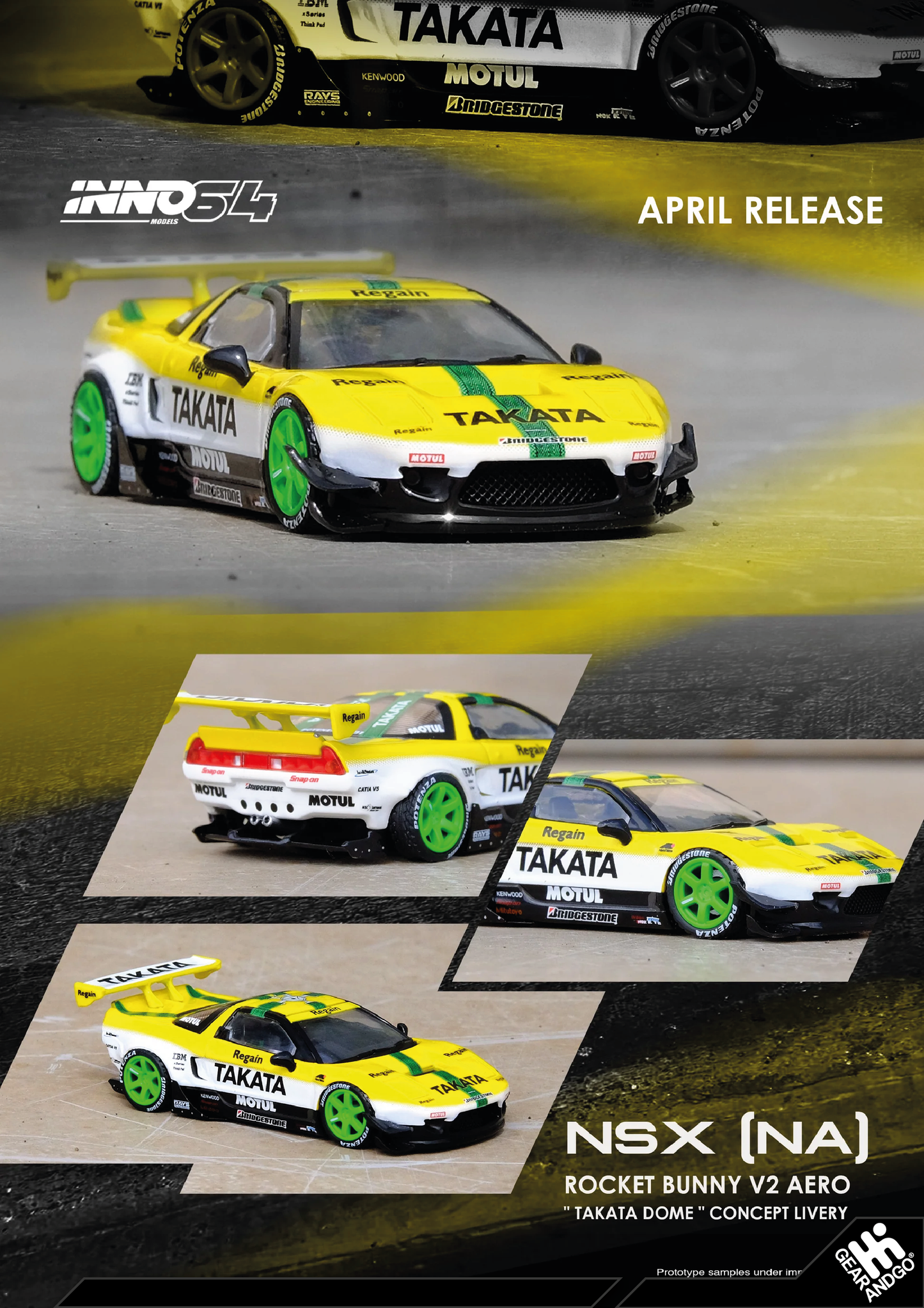 INNO64 - NSX (NA) ROCKET BUNNY V2 AERO "TAKATA DOME" CONCEPT LIVERY