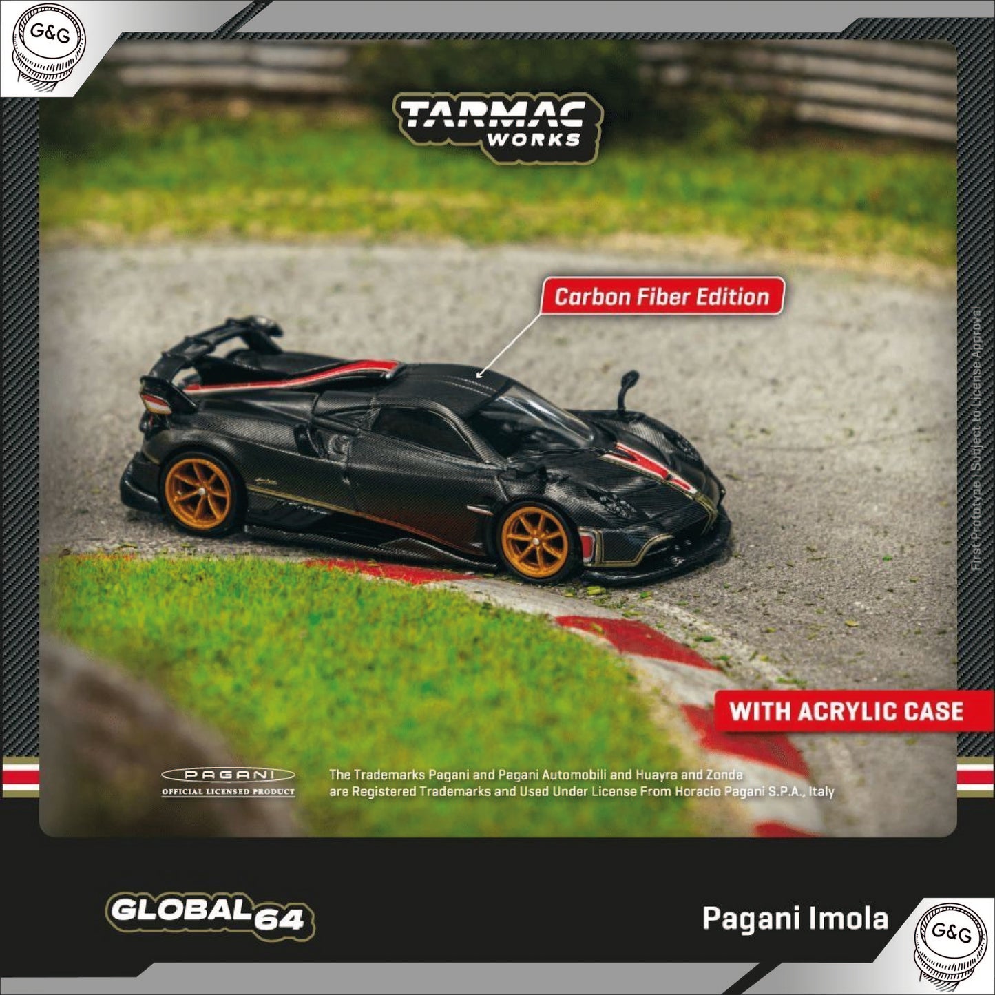 TARMAC PAGANI IMOLA CARBON