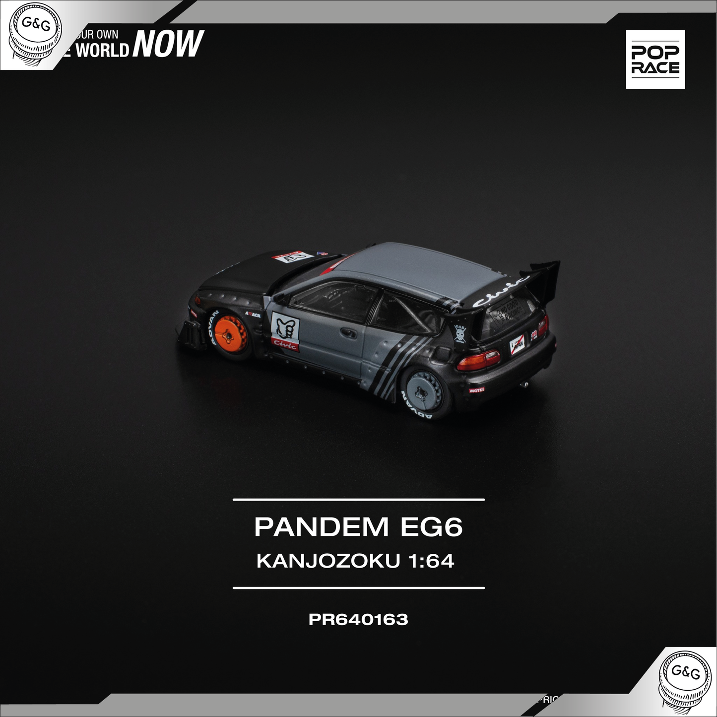 POP RACE - PANDEM CIVIC EG6 *KANJOZOKU*